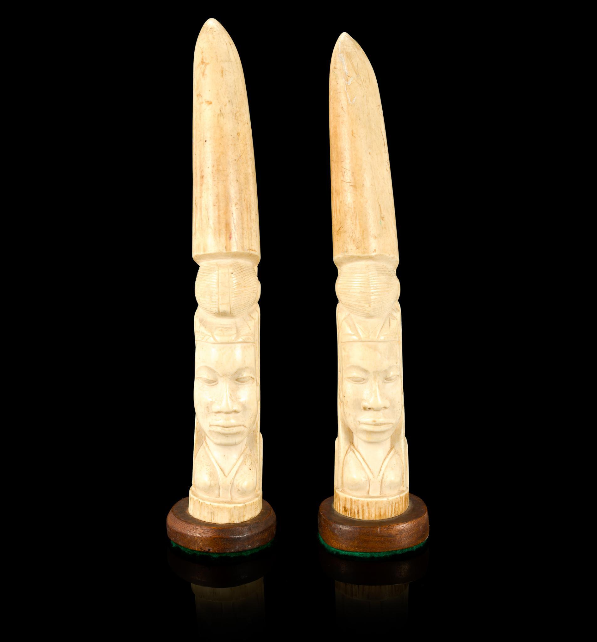 PA RESIDENTS ONLY: African Ivory Figural Carvings