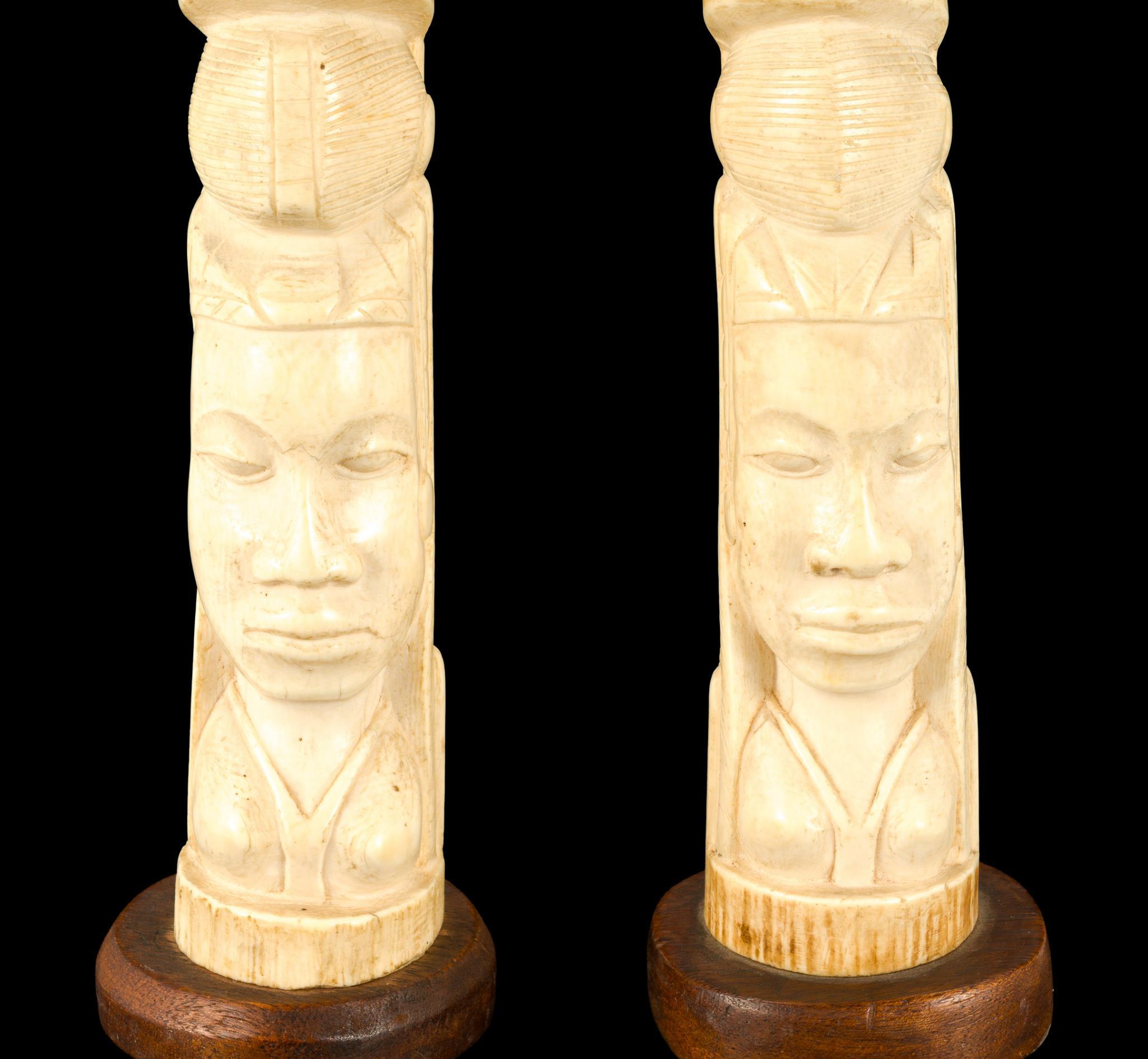 PA RESIDENTS ONLY: African Ivory Figural Carvings