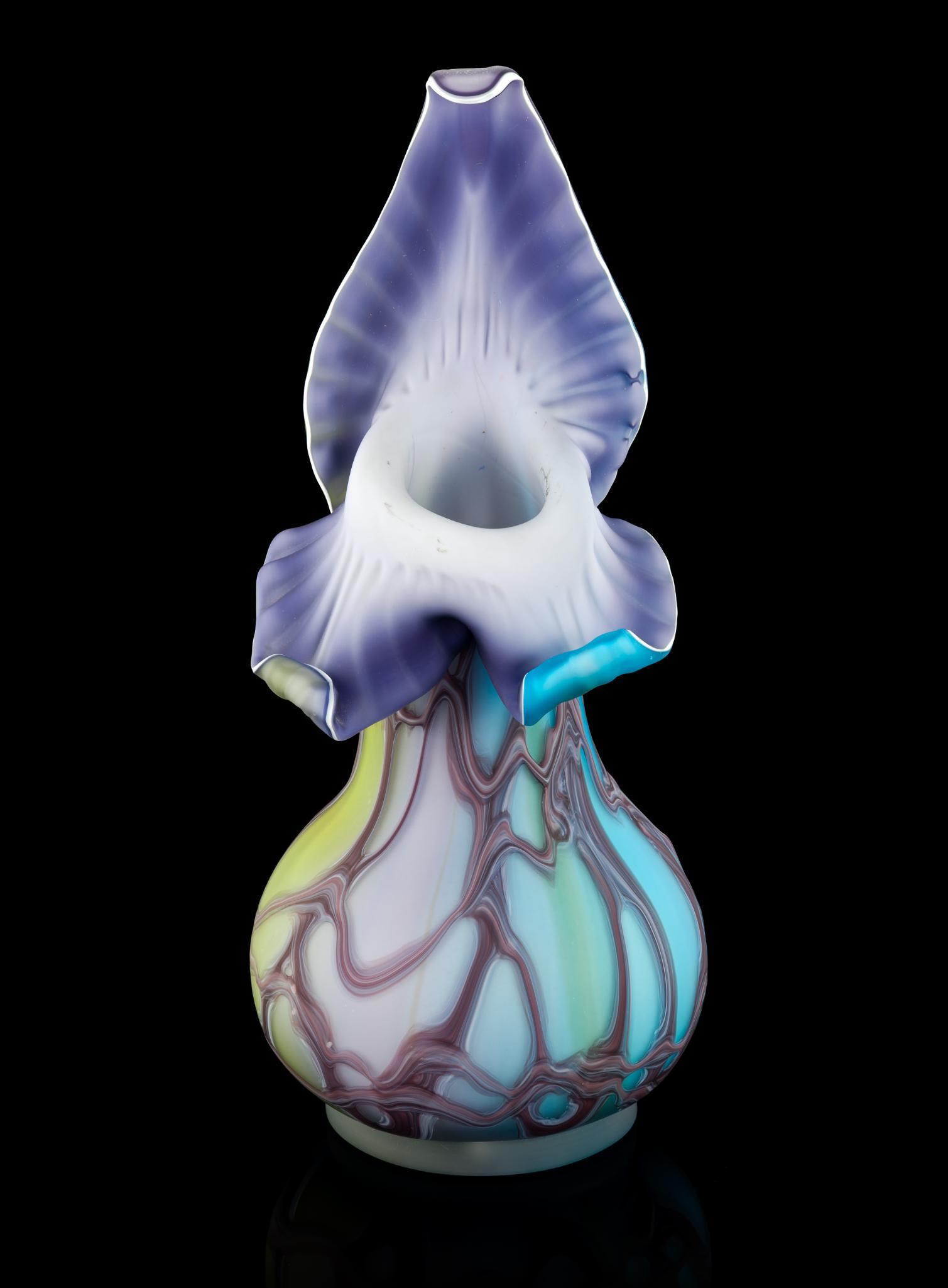 2 Art Glass Vases Incl. Essie Zareh