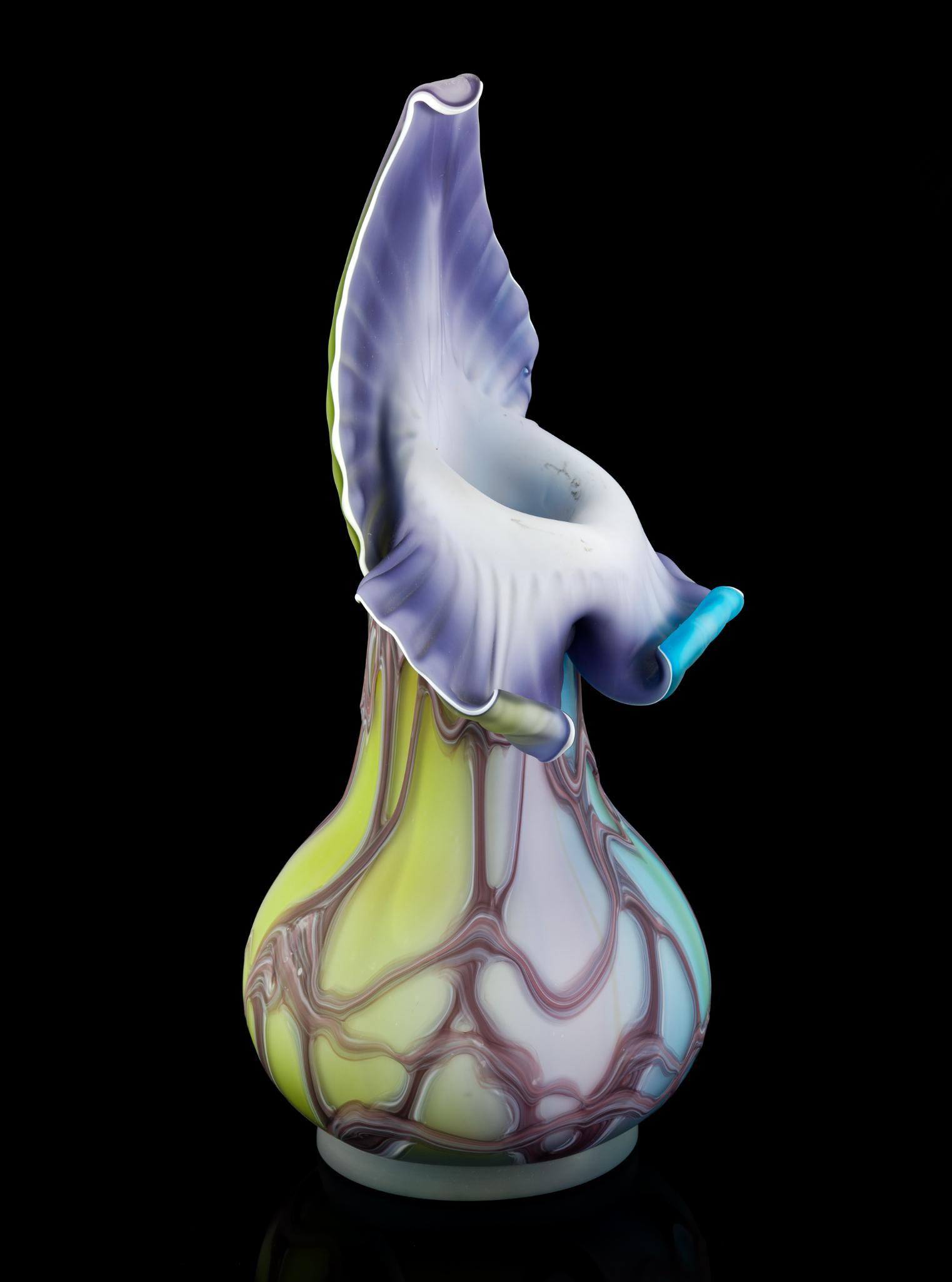 2 Art Glass Vases Incl. Essie Zareh