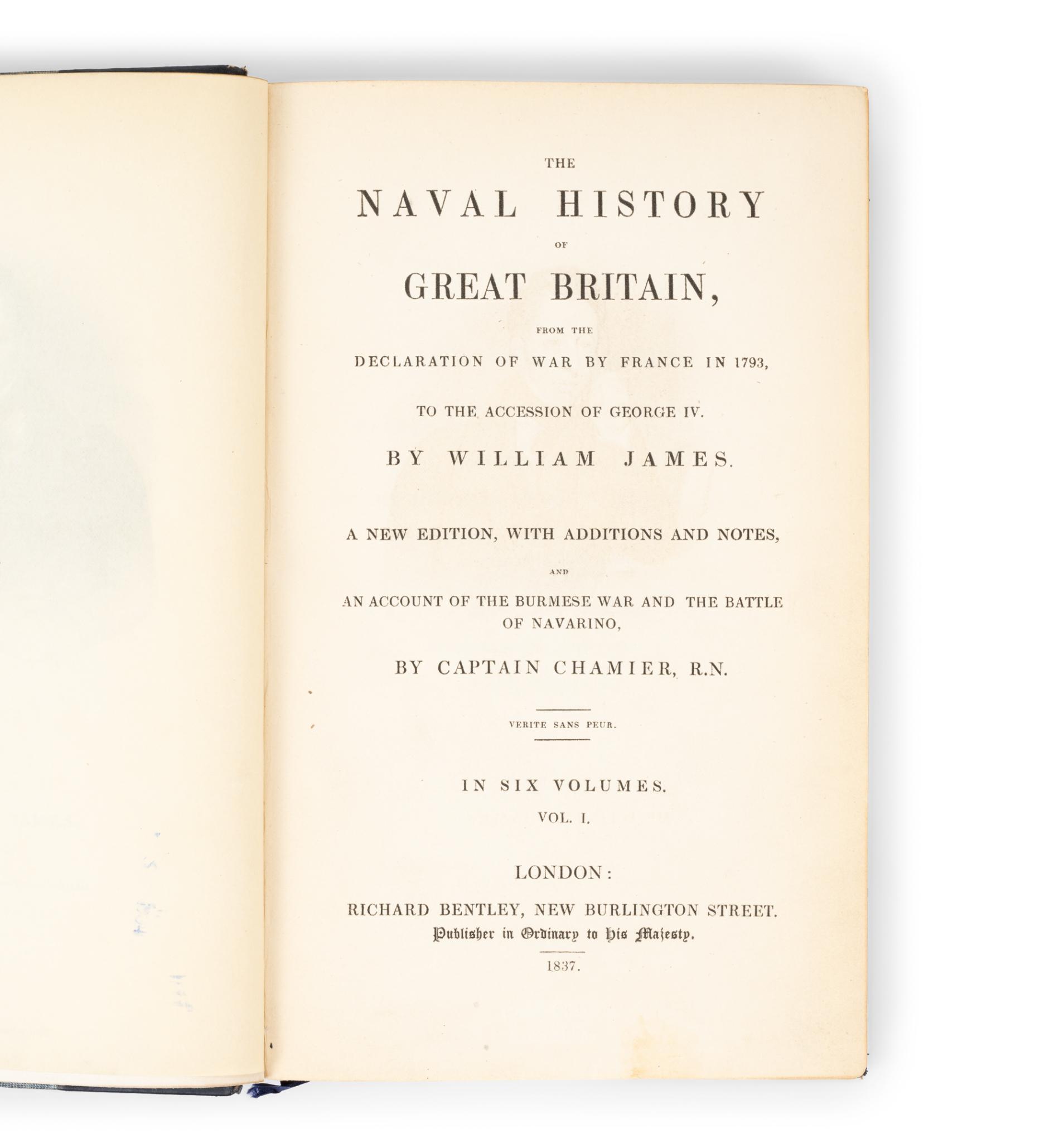 William James Naval History of Great Britain Collection