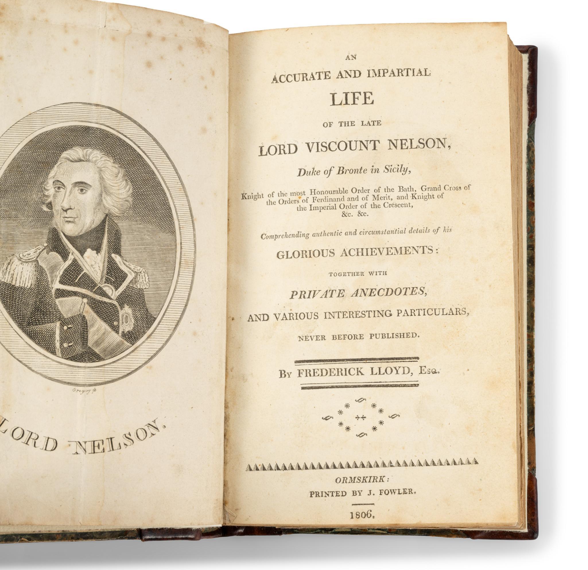 5 Antique Lord Nelson Books