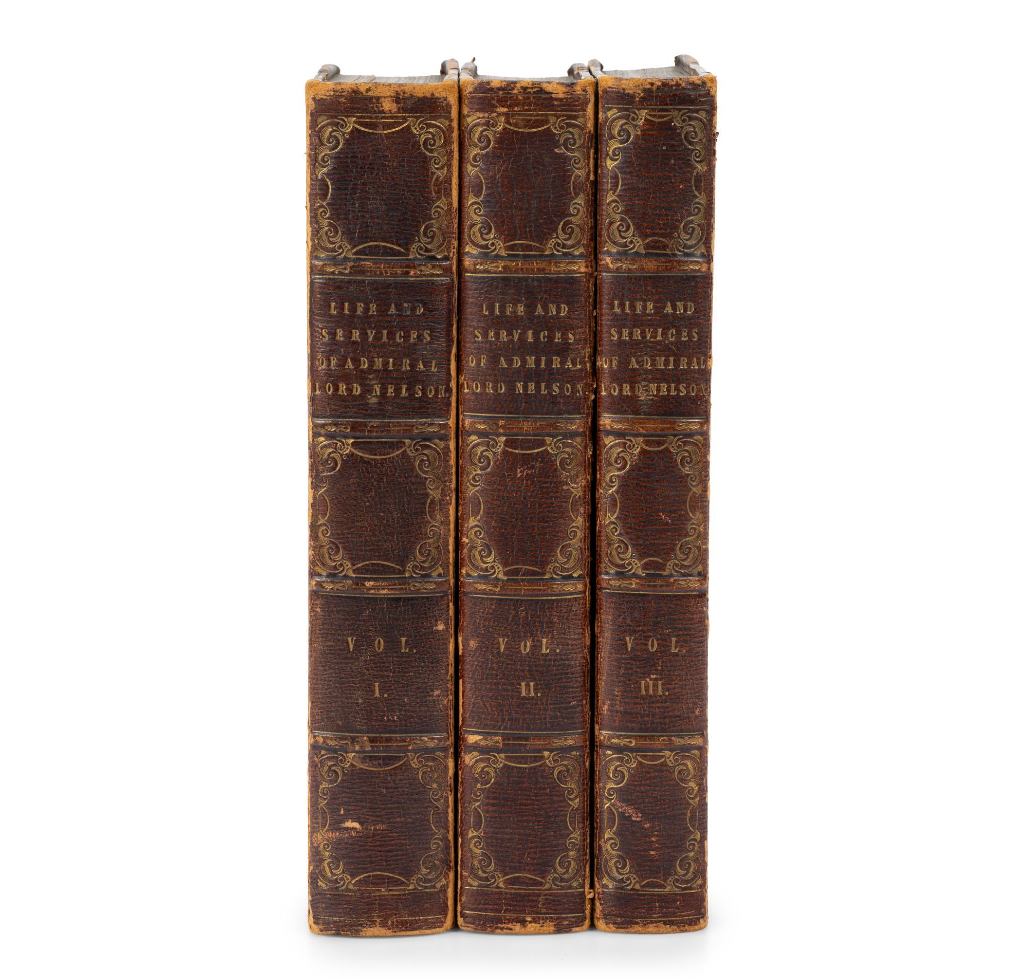4 Antique Naval Books