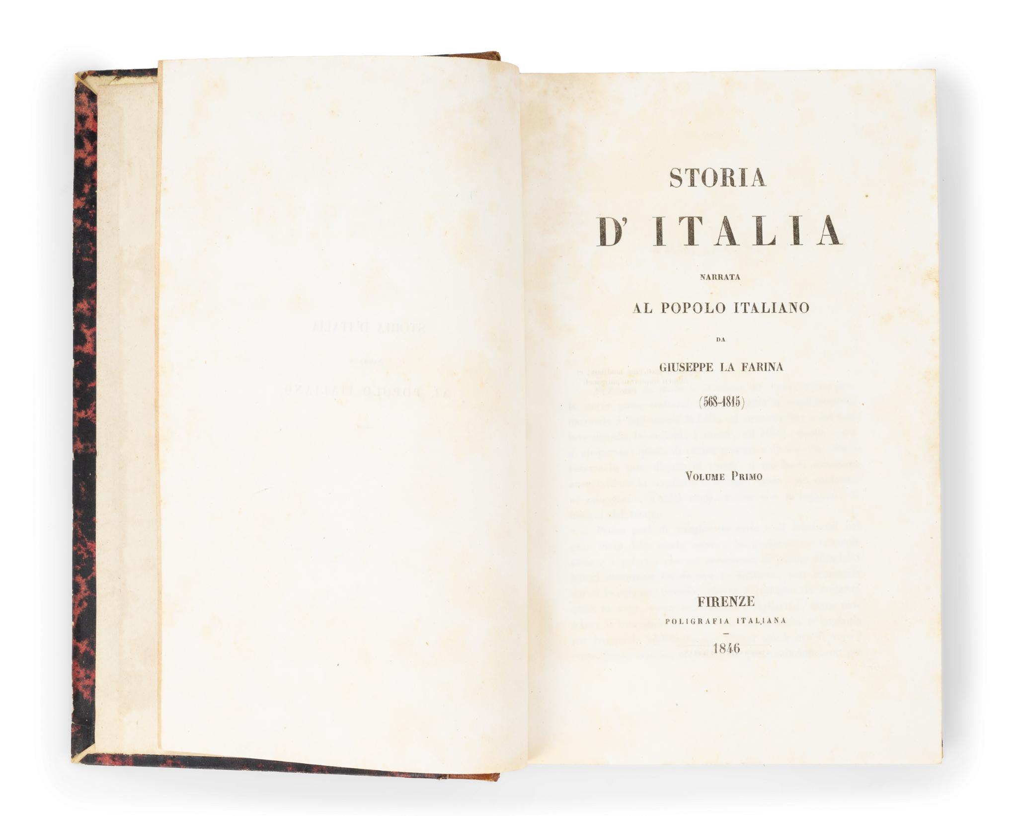 7 Volumes La Farina 'Storia D'Italia'