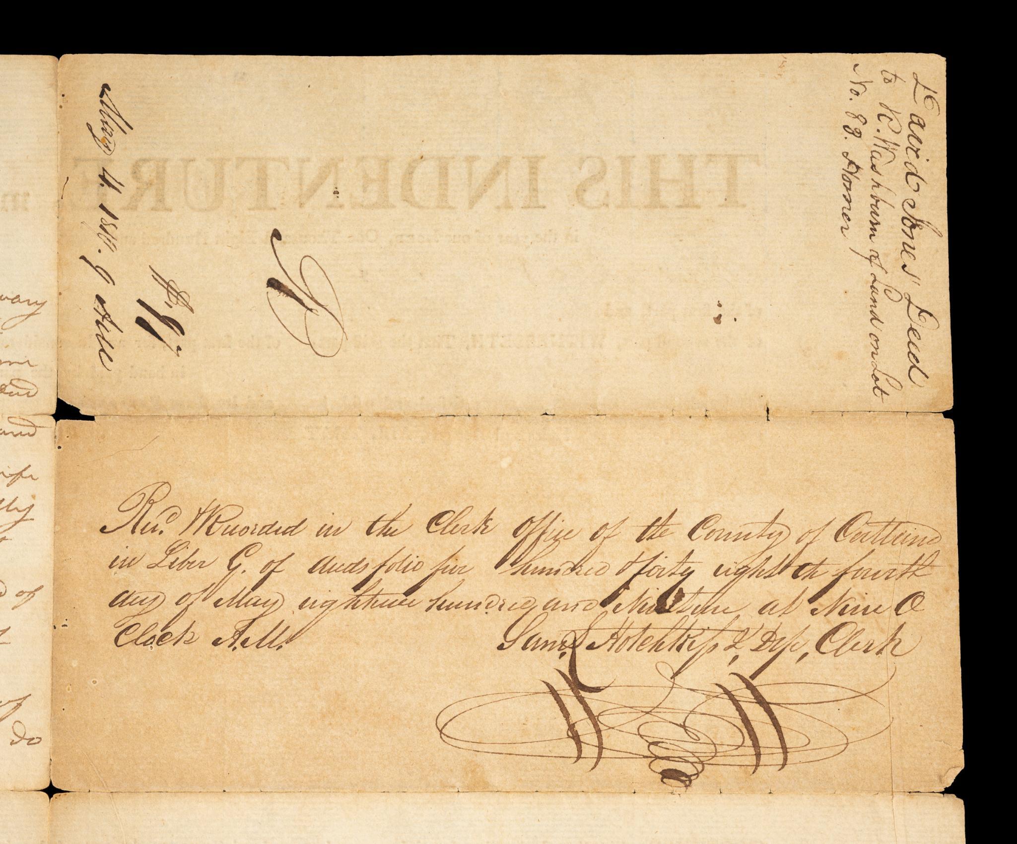 1814 Indenture Document