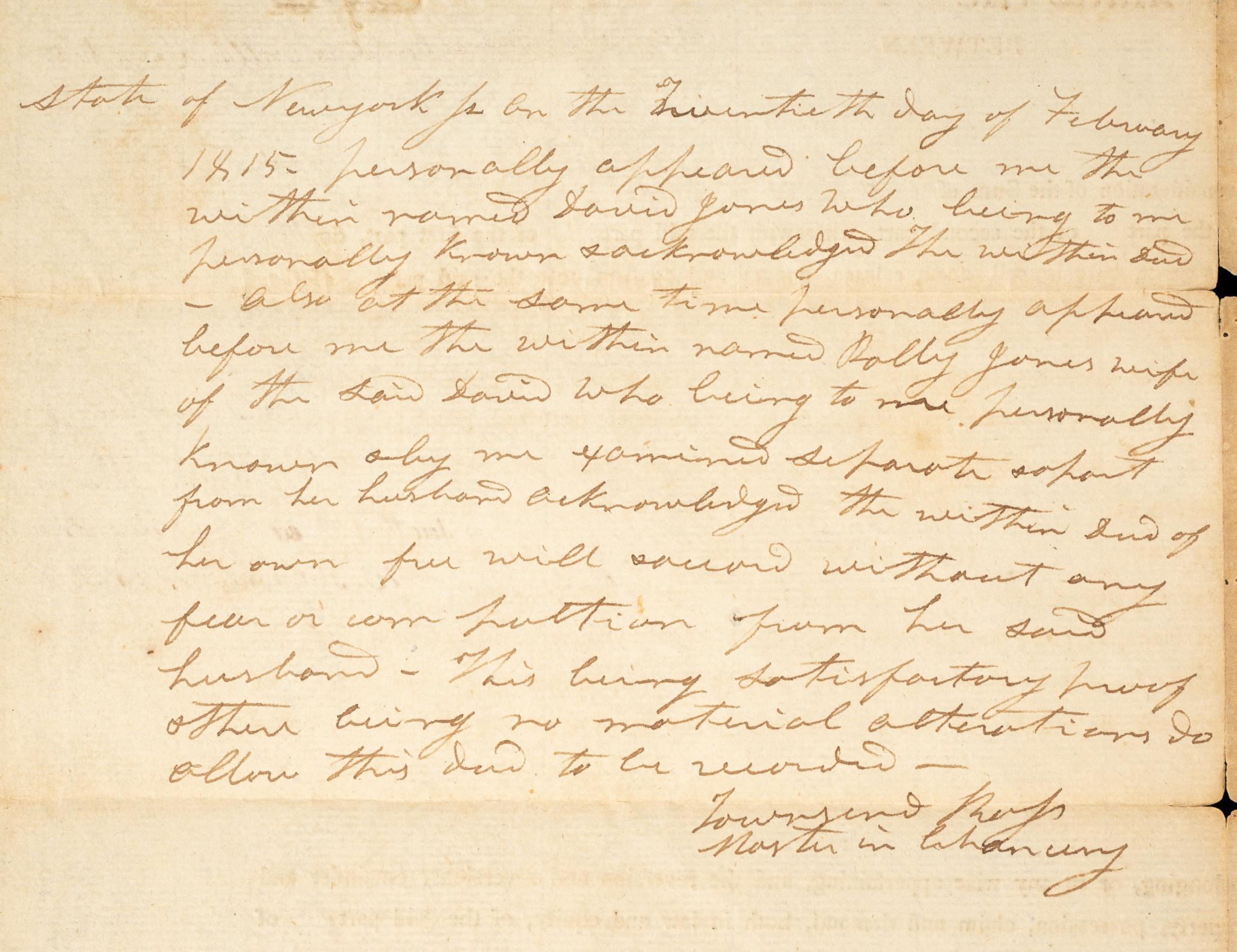 1814 Indenture Document