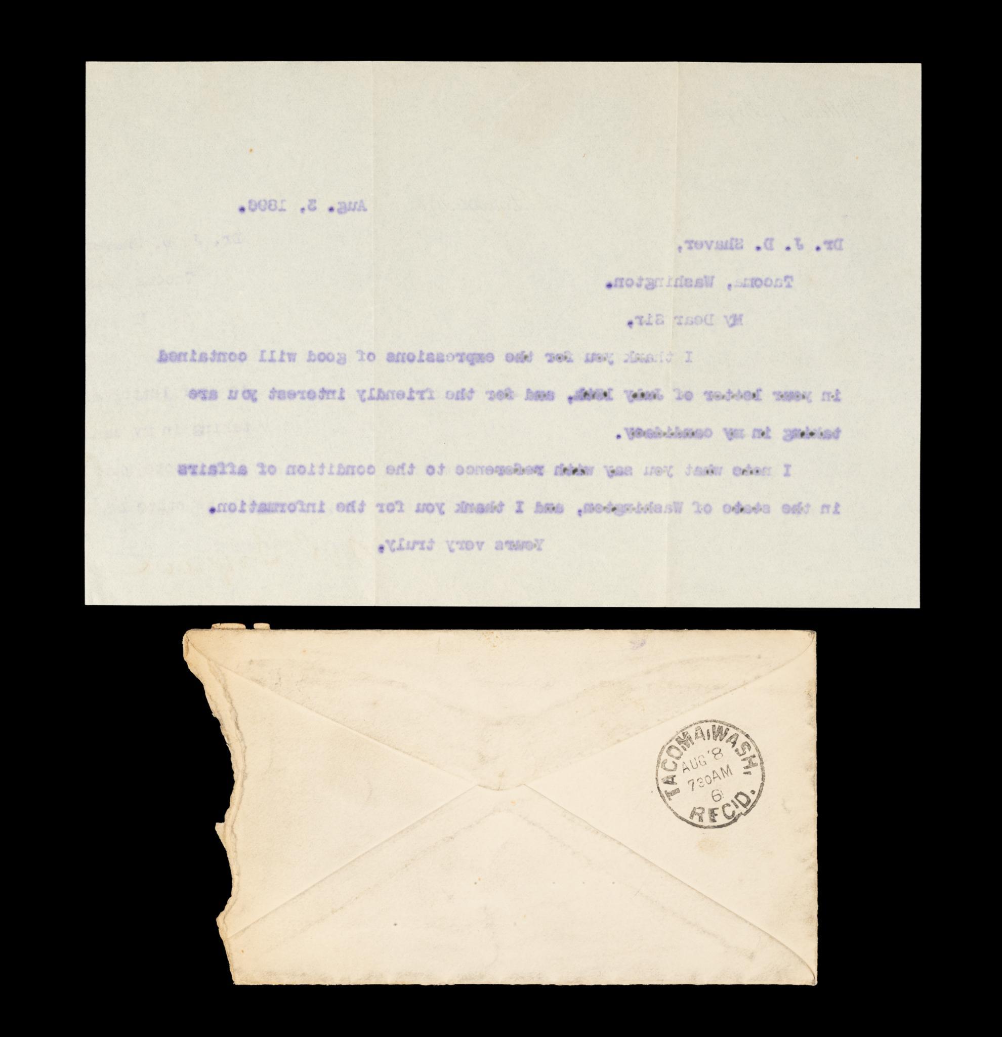 2 William Jennings Bryan Signed Letters