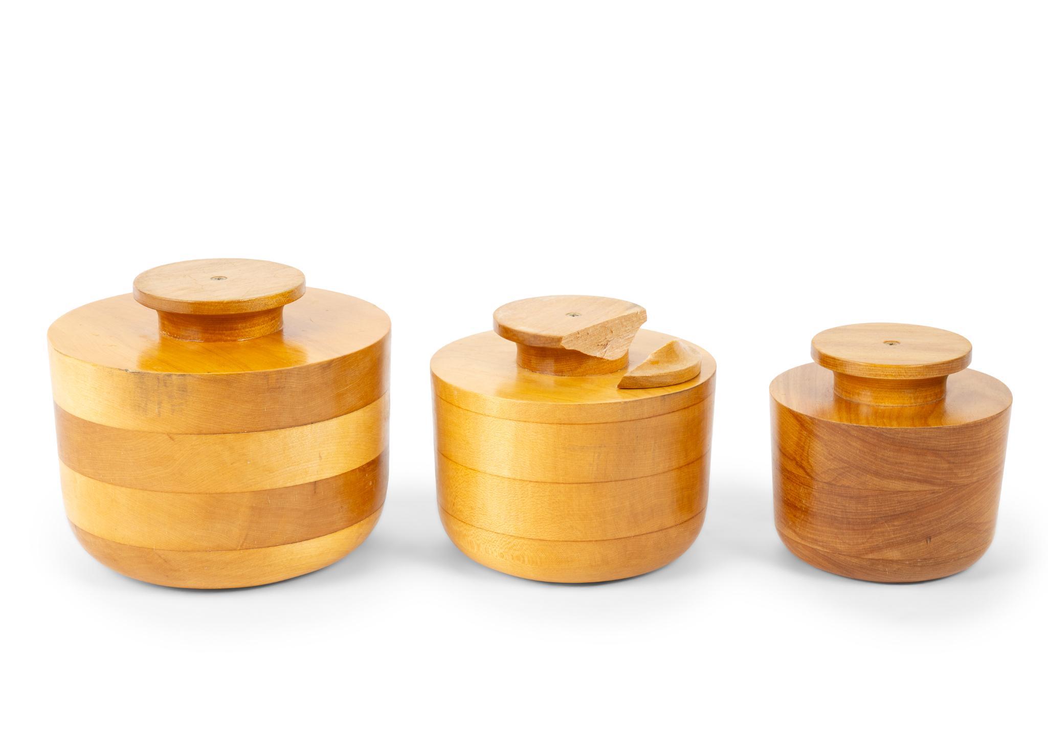 3 Round Nantucket Basket Molds