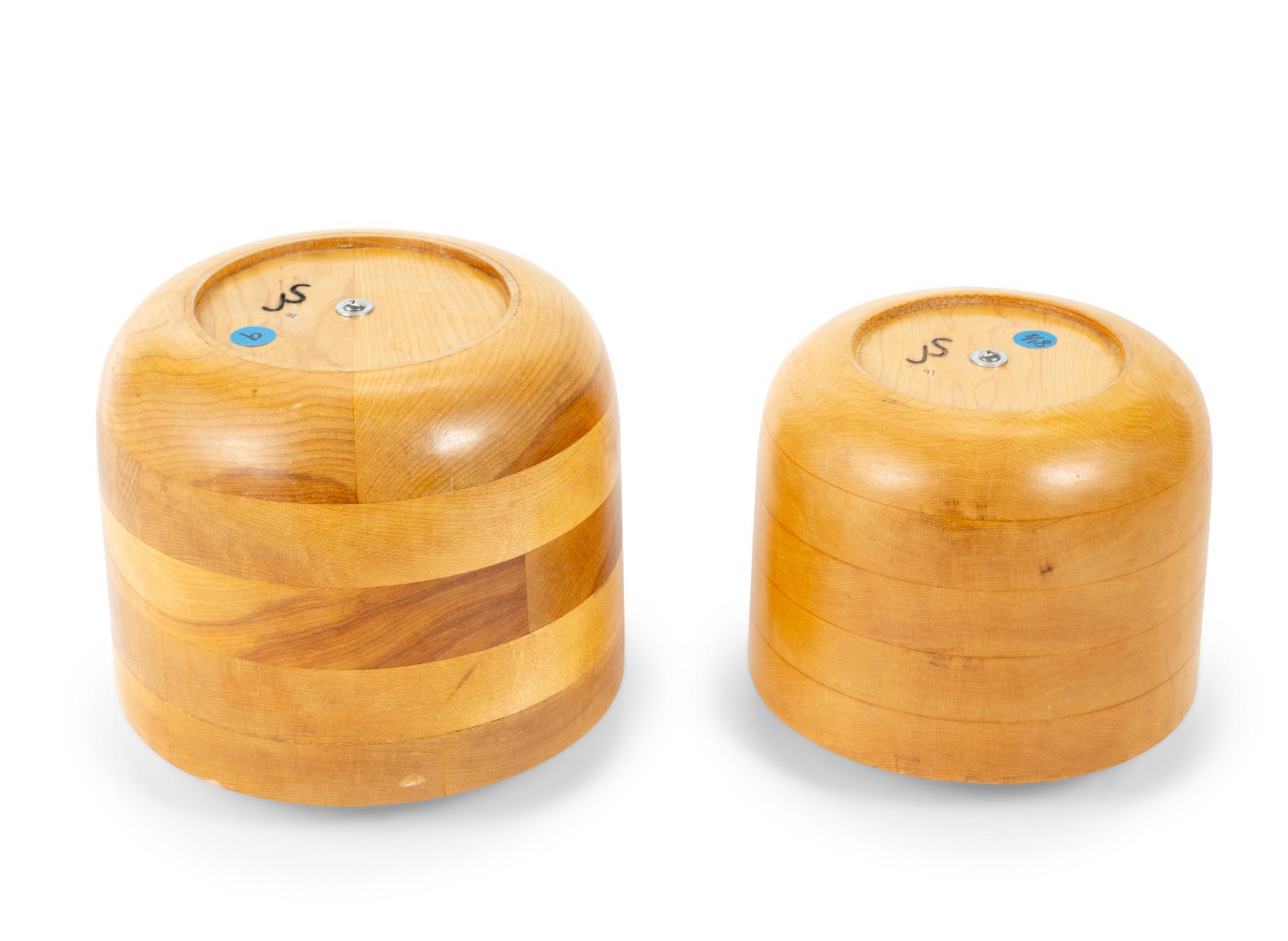 2 Large Round Nantucket Basket Molds