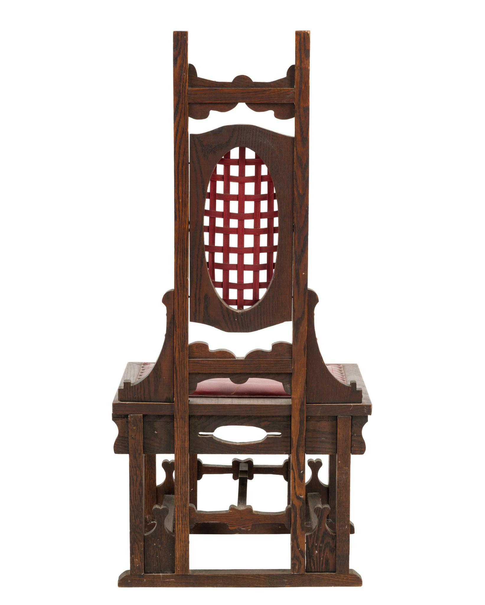 Arts & Crafts Oak Hall Chair