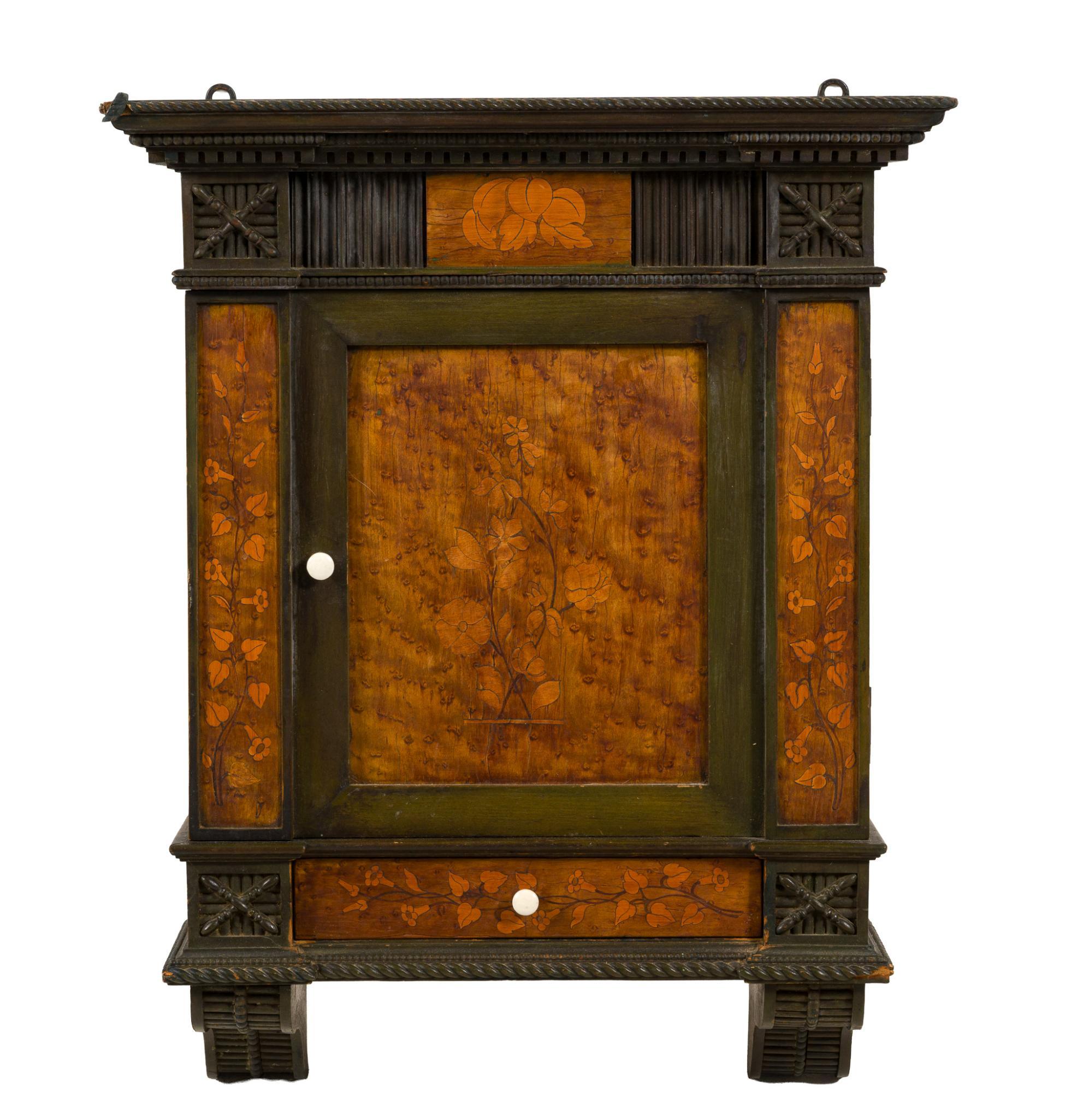 Victorian Gothic Revival / Aesthetic Movement Hanging Cabinet