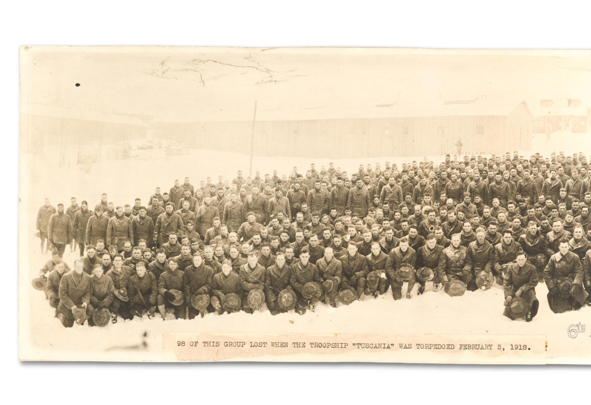 WWI Panoramic Photo of 6th Battalion