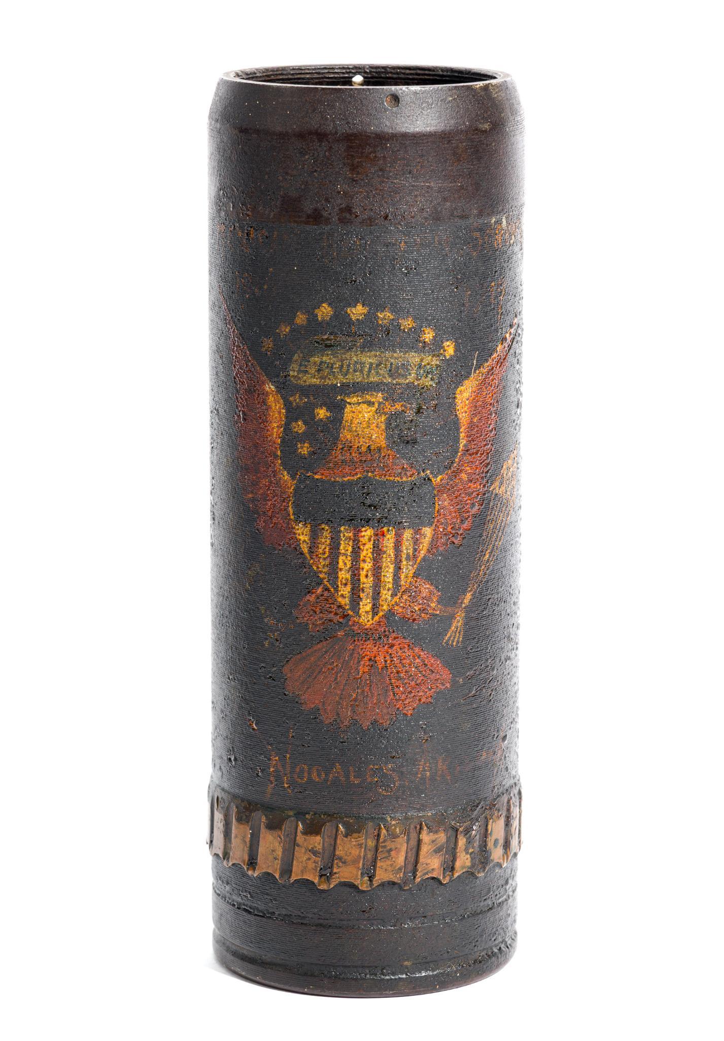 2 WWI Trench Art Shells