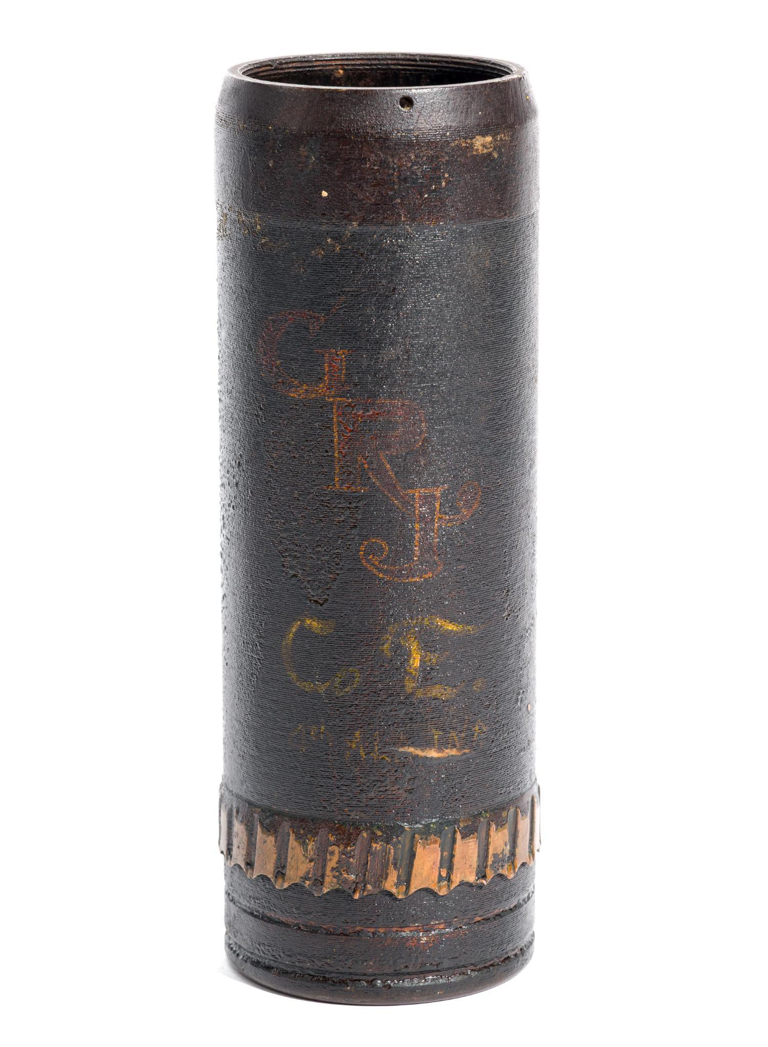 2 WWI Trench Art Shells