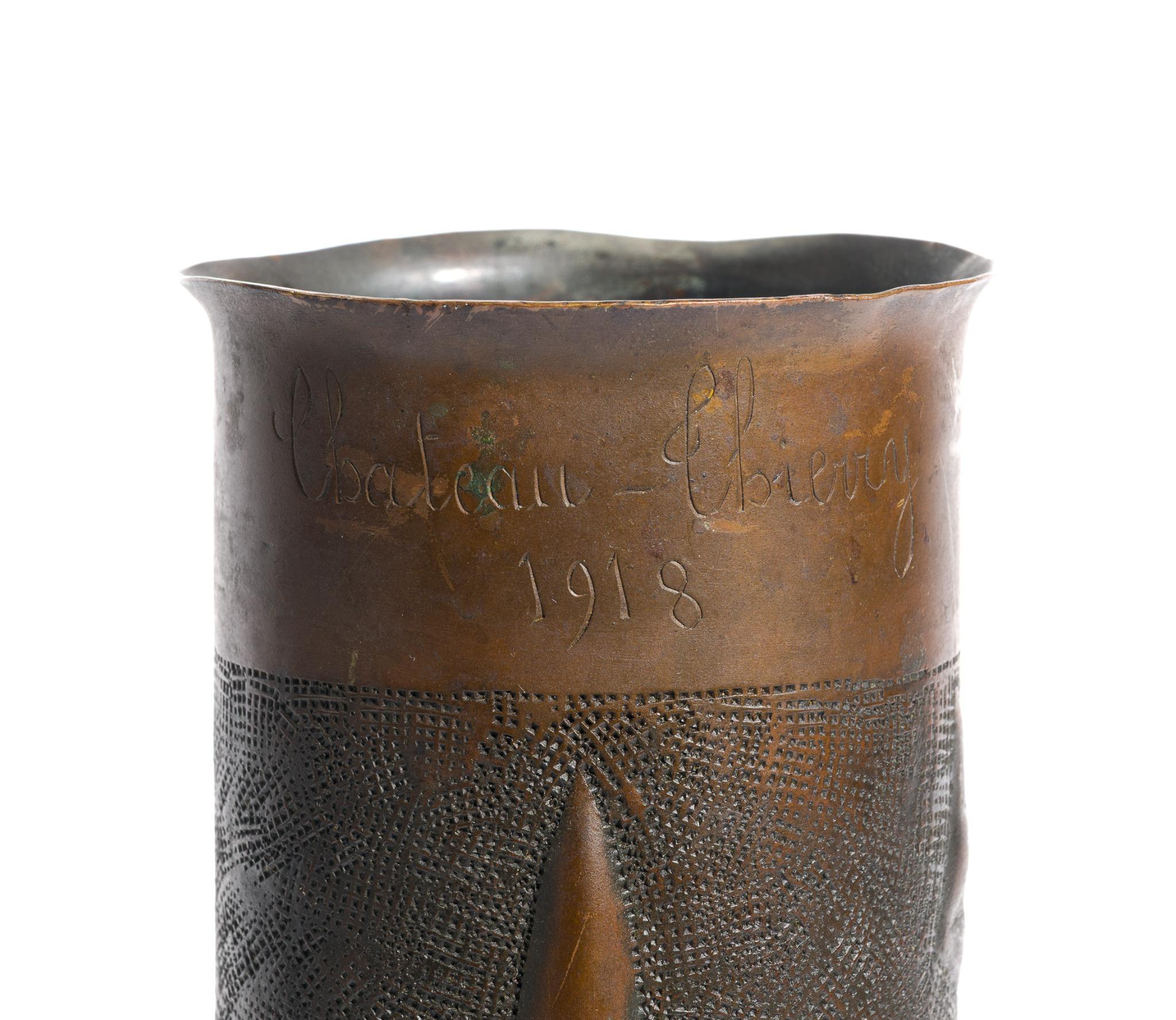 2 Trench Art Shells