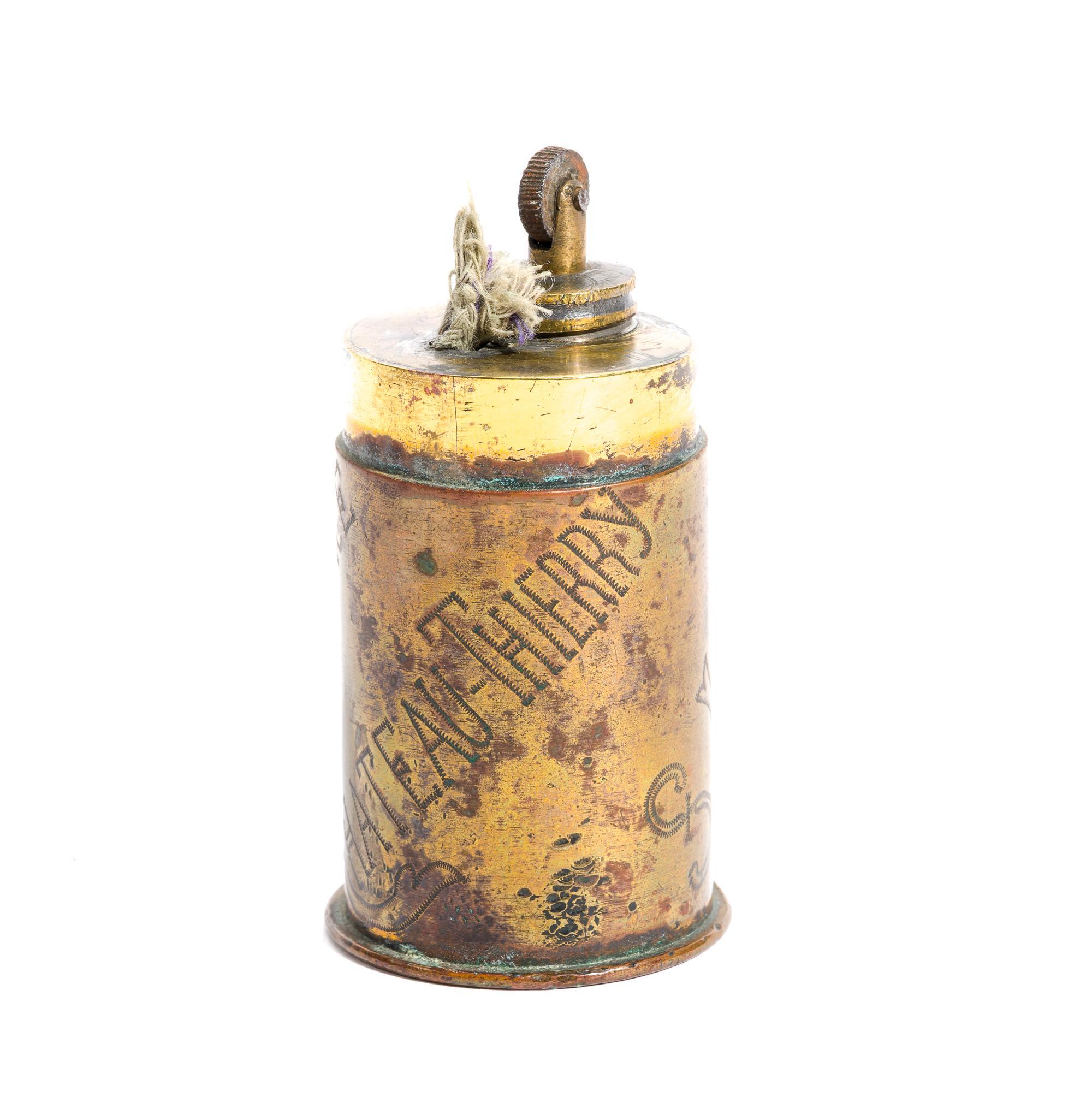 2 WWI Trench Art Shells