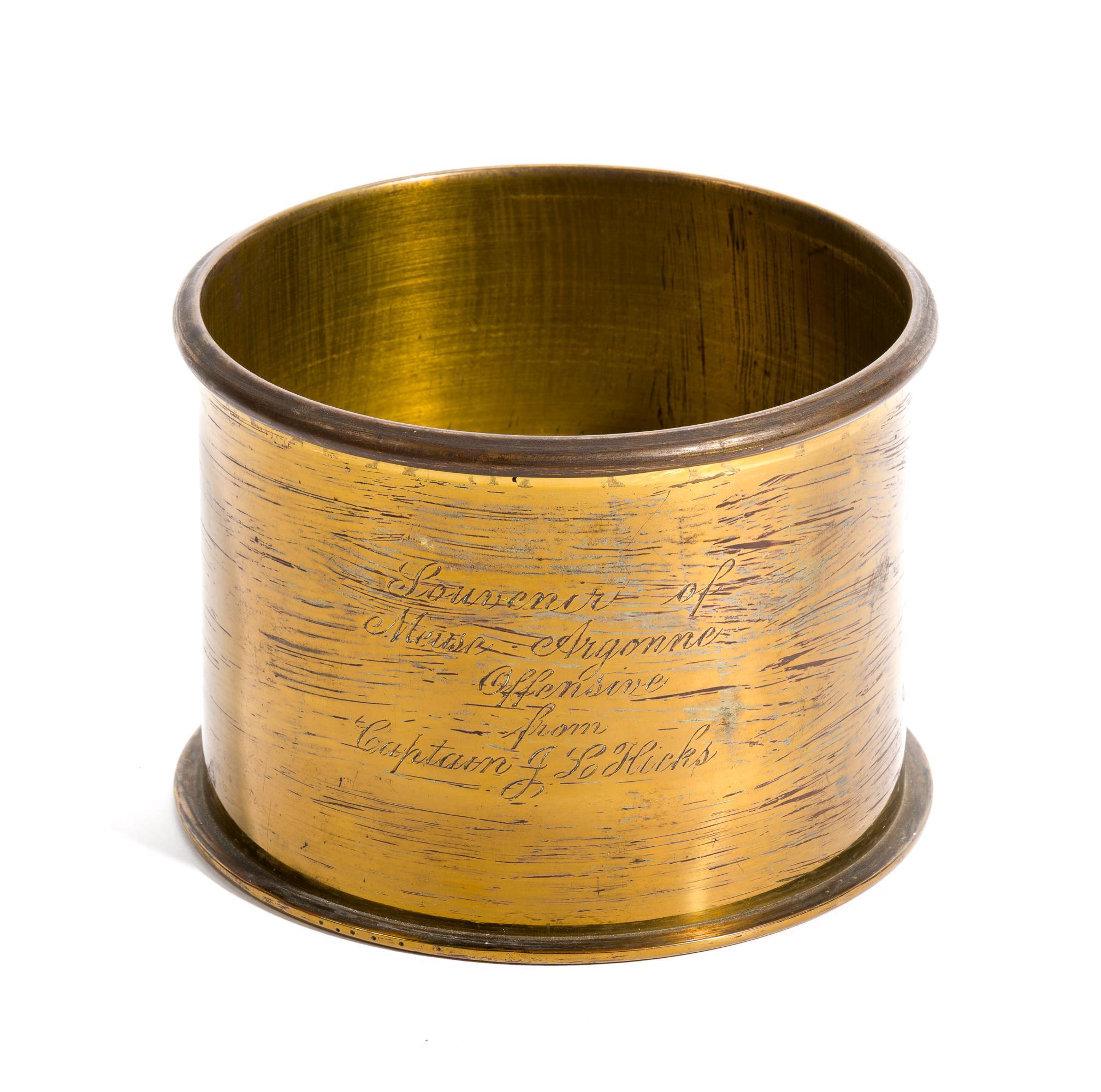 2 WWI Trench Art Shell