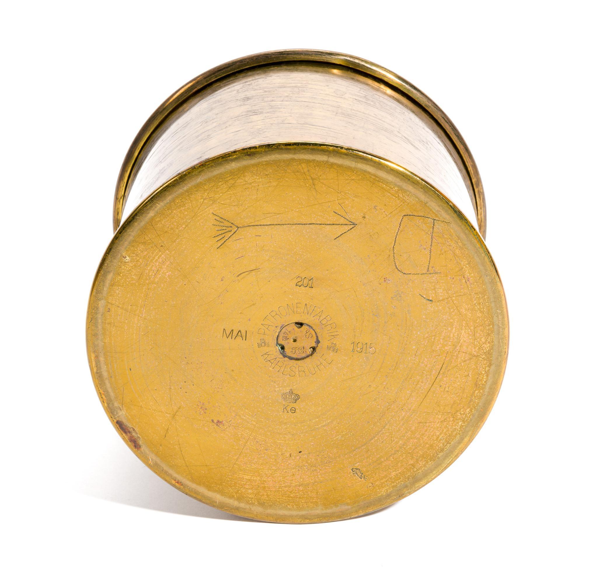 2 WWI Trench Art Shell