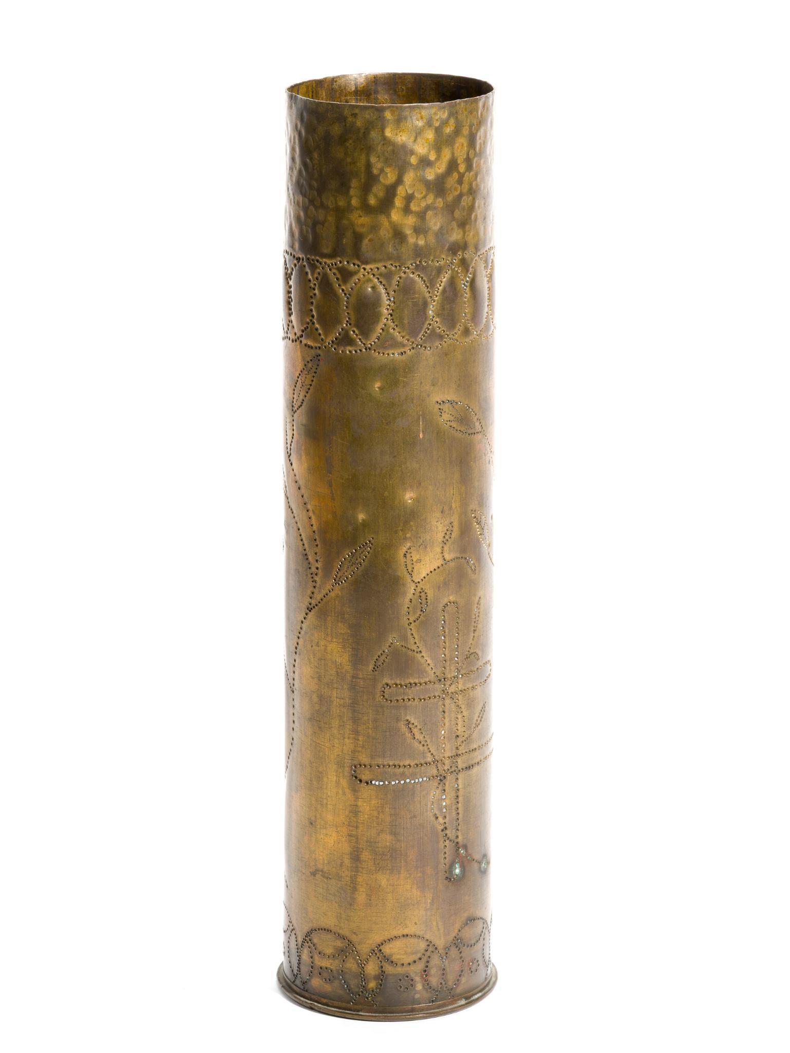 2 WWI Trench Art Shells