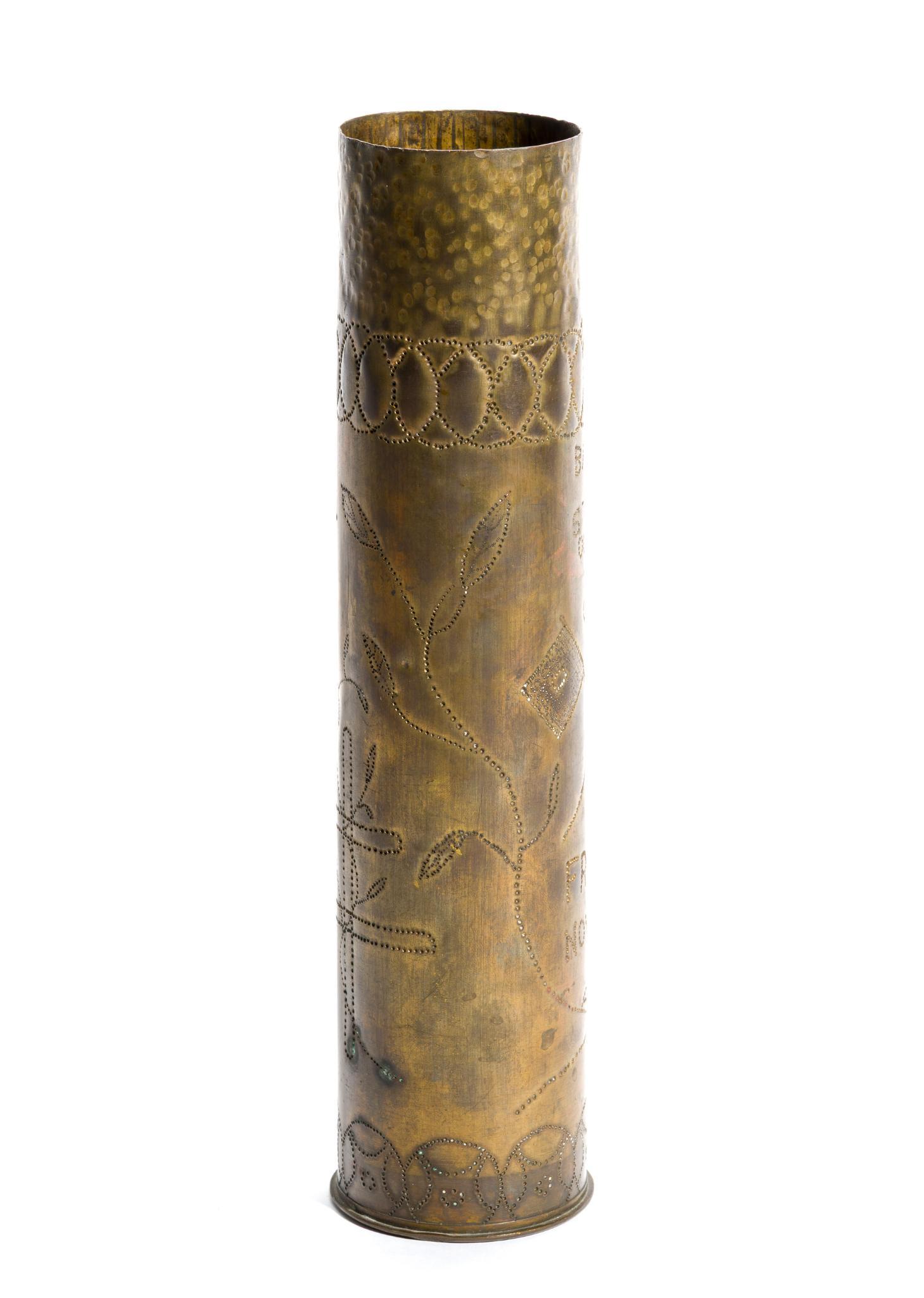 2 WWI Trench Art Shells
