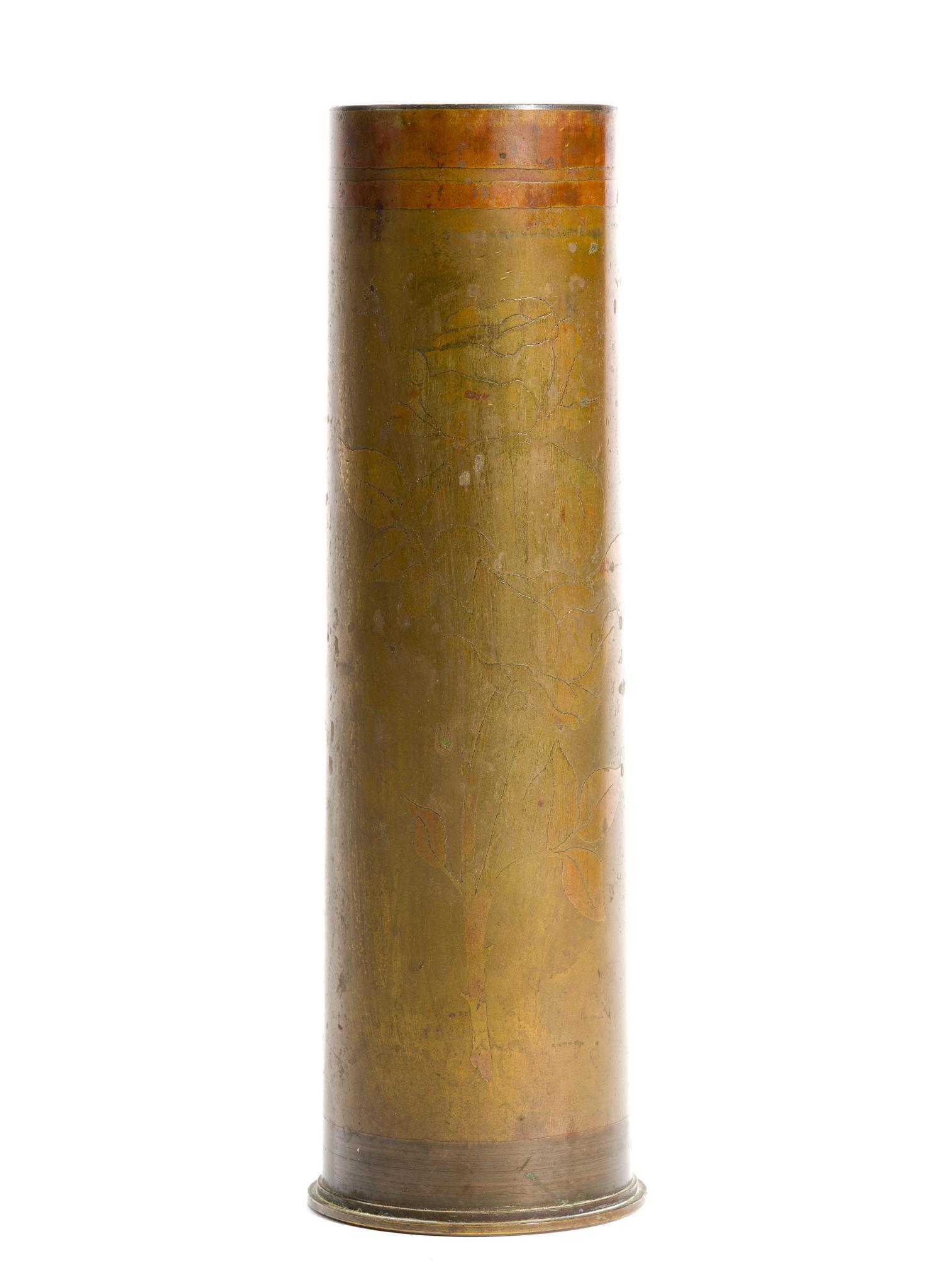 2 WWI Trench Art Shells