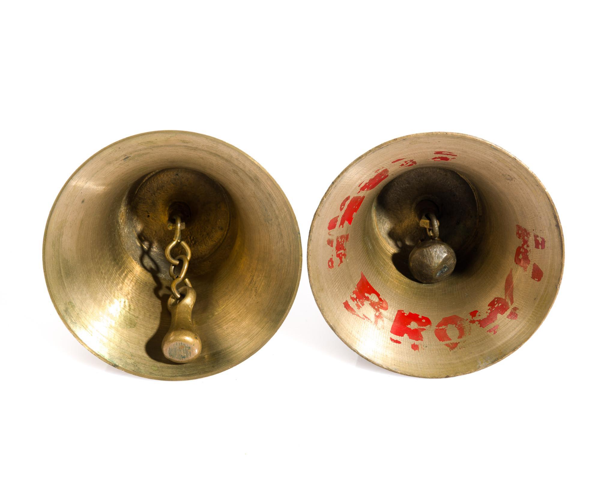 4 Brass Battleship Maine Bells