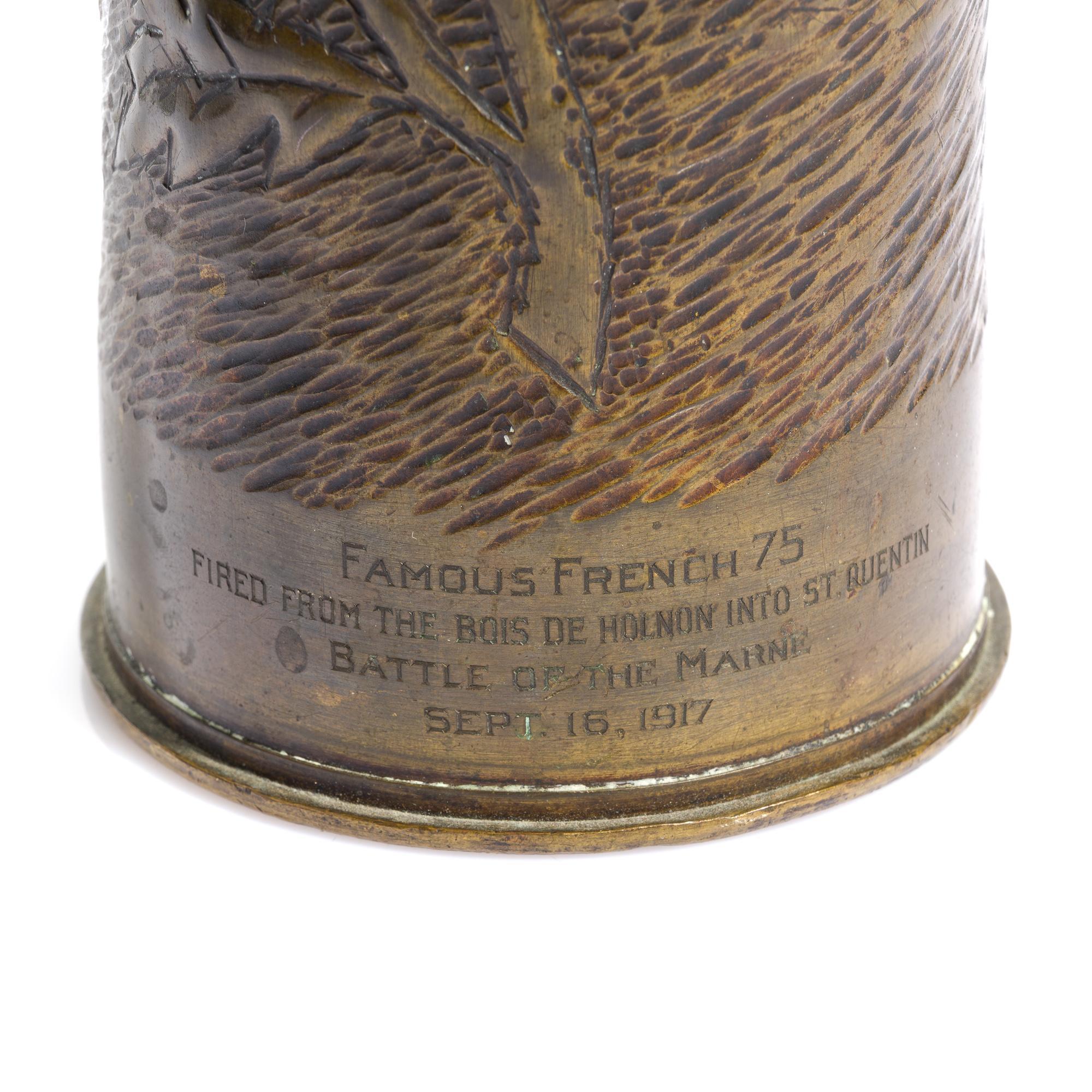 2 WWI Trench Art Shells