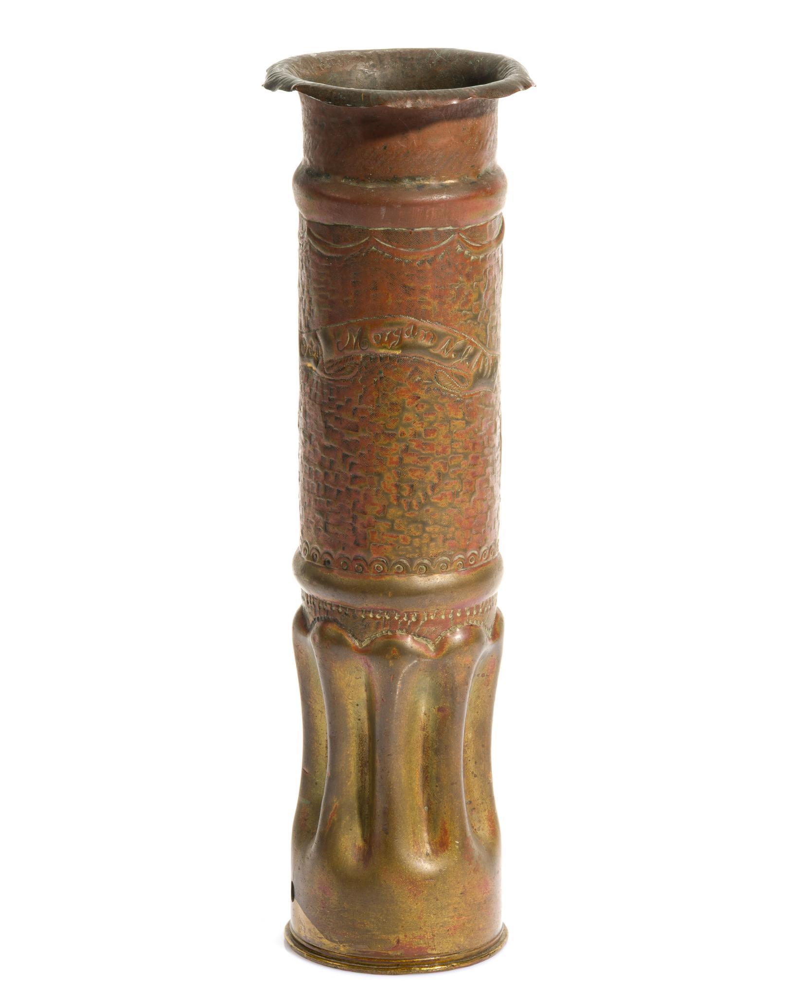 WWI Trench Shell Vase