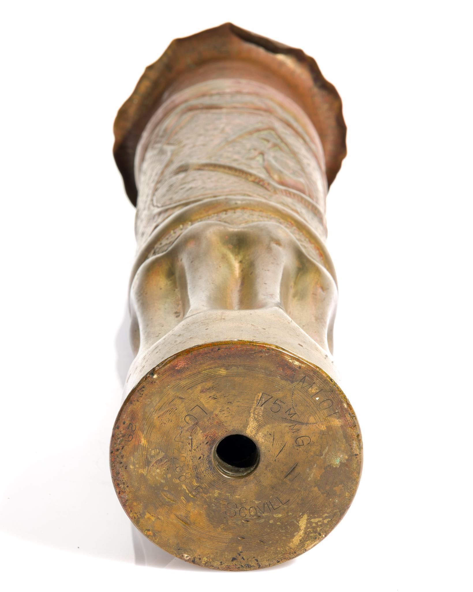 WWI Trench Shell Vase