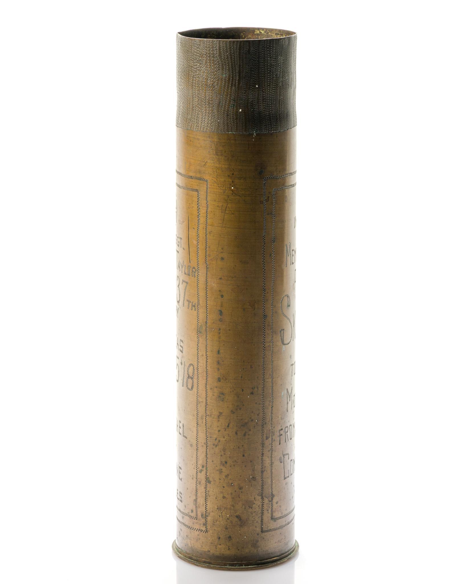 WWI Trench Art Shell
