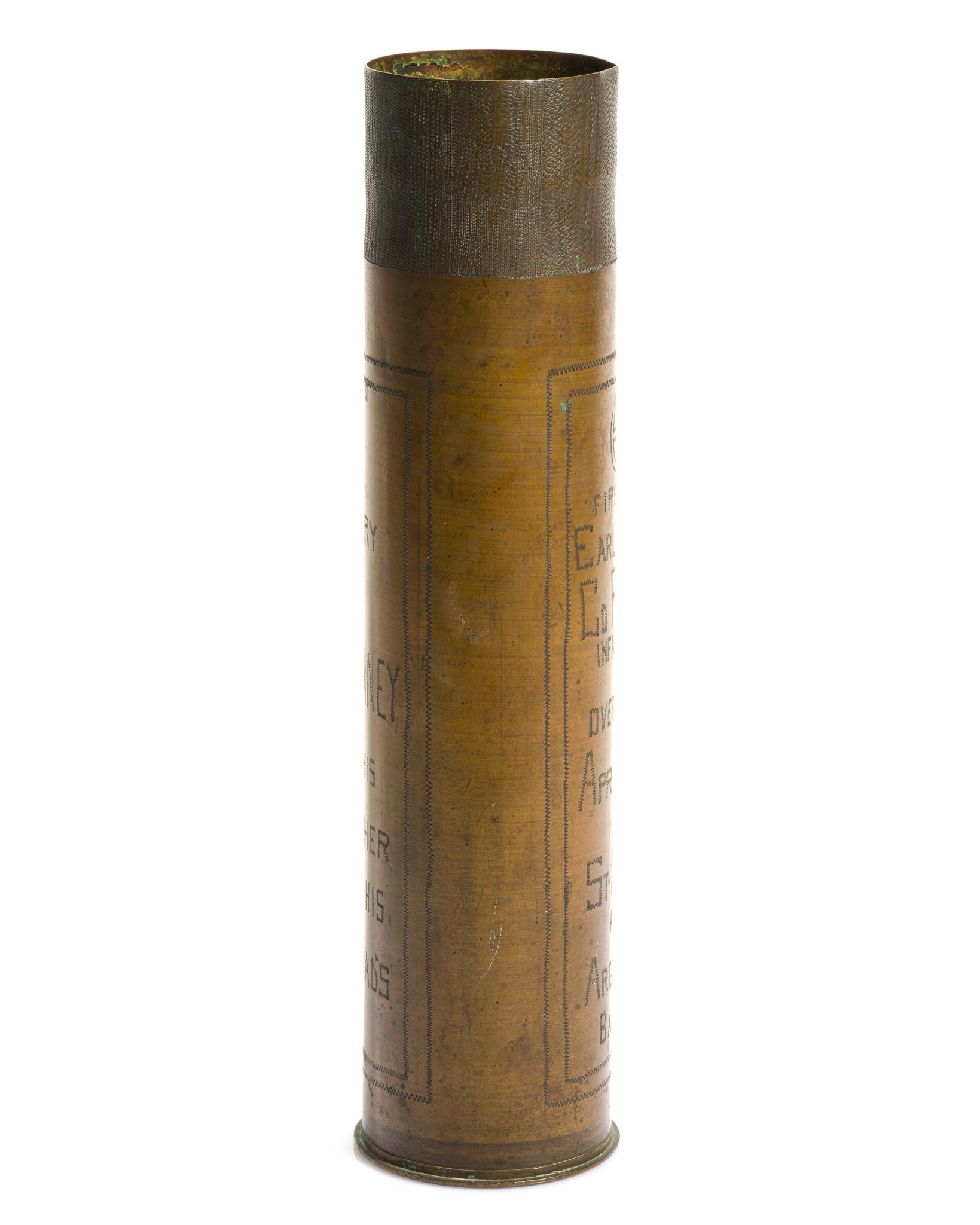 WWI Trench Art Shell
