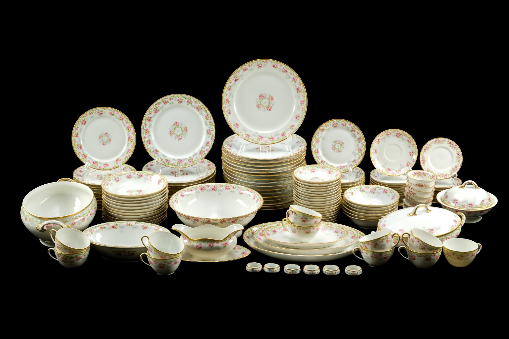 Limoges Porcelain Dinner Service