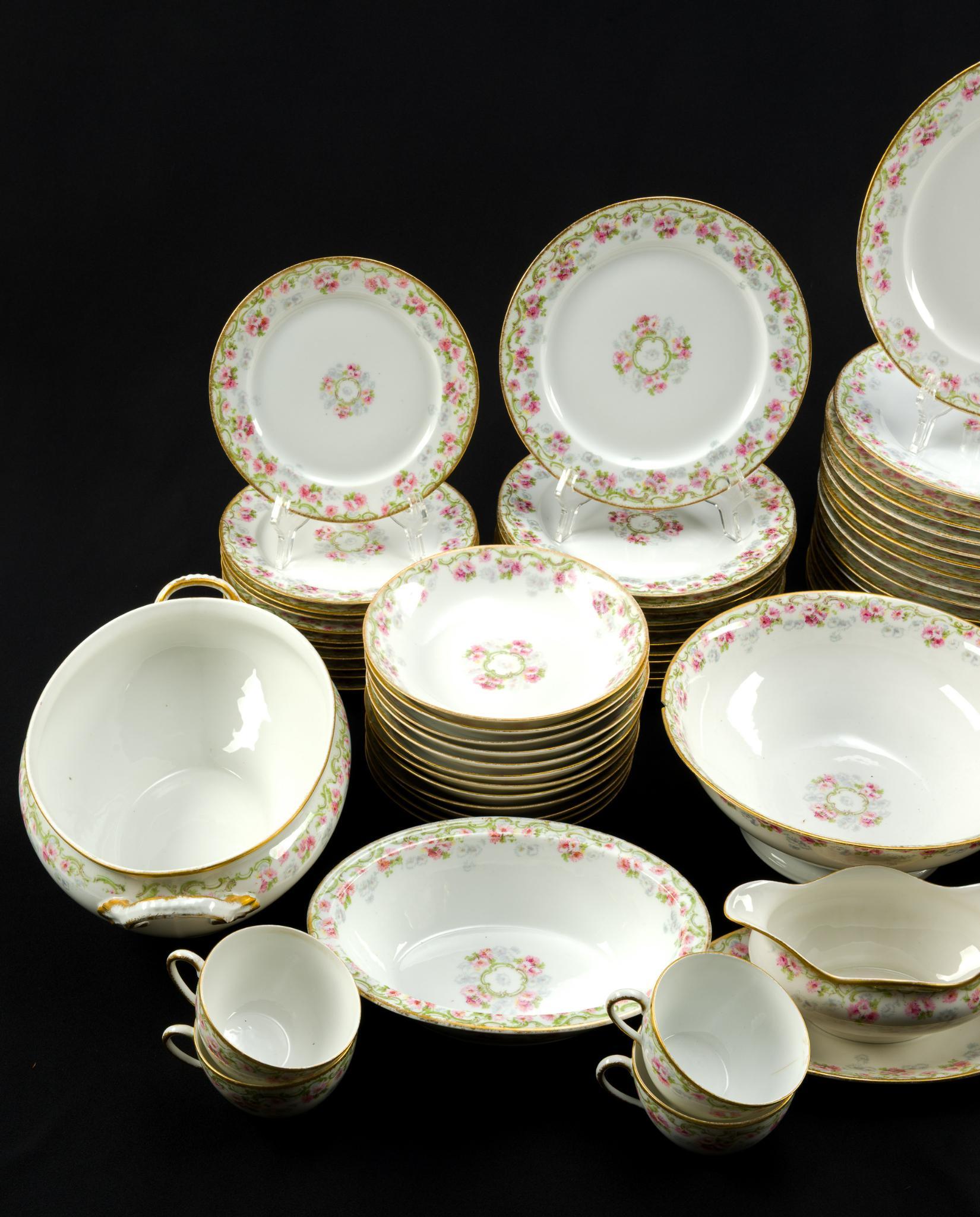 Limoges Porcelain Dinner Service