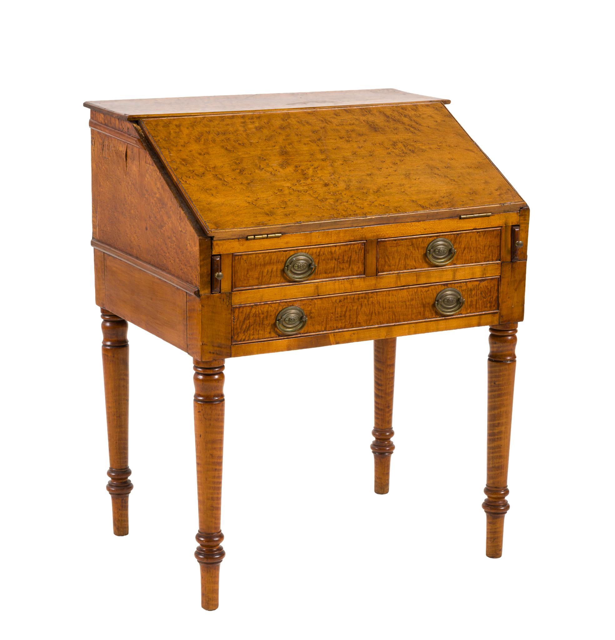 Sheraton Figured Maple Desk
