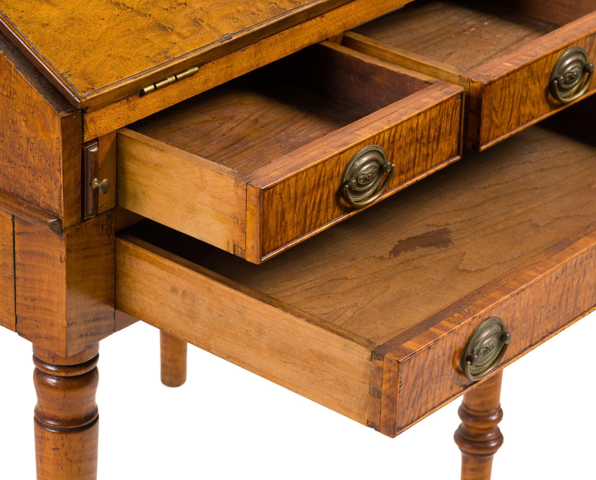 Sheraton Figured Maple Desk