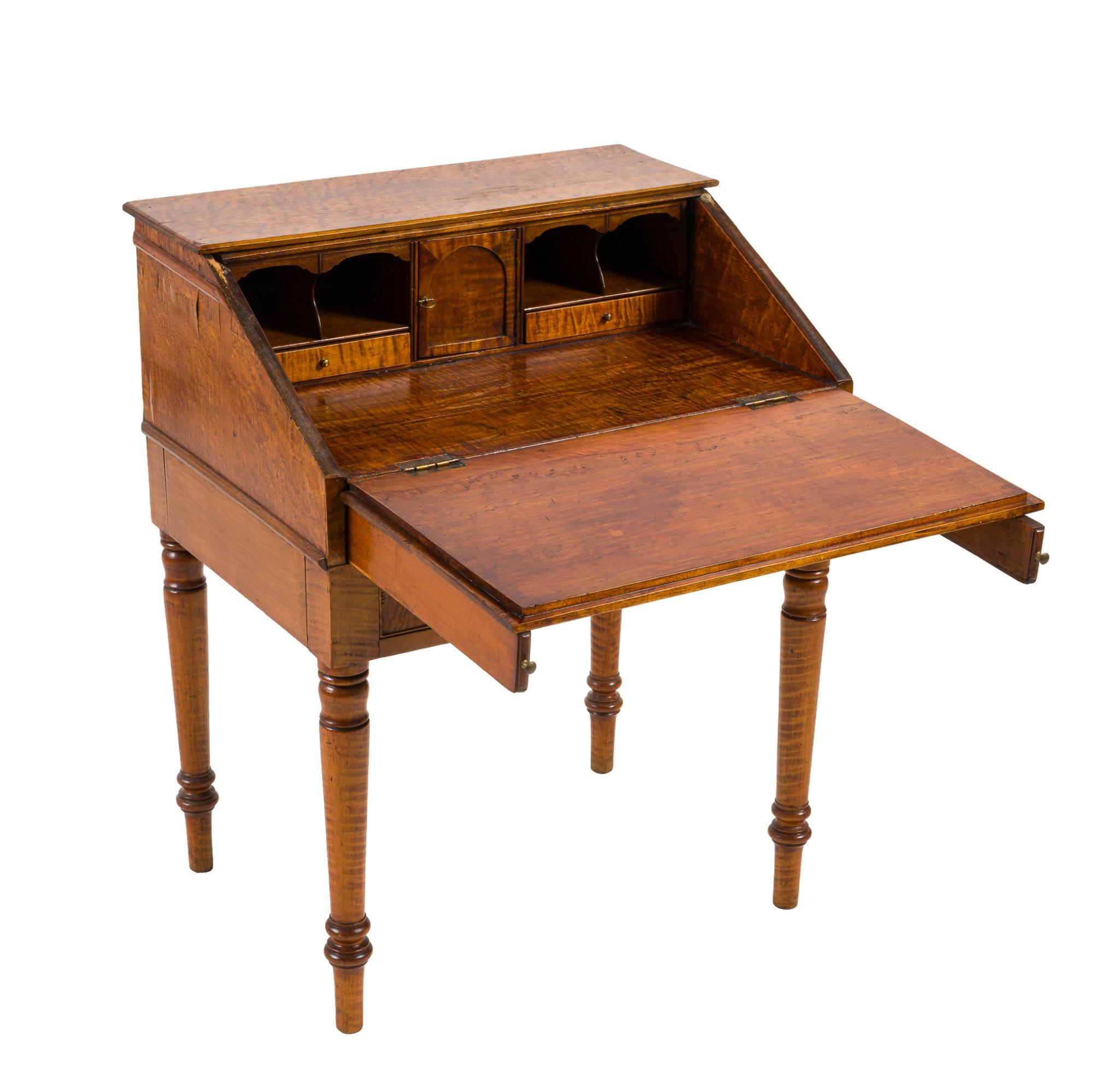 Sheraton Figured Maple Desk