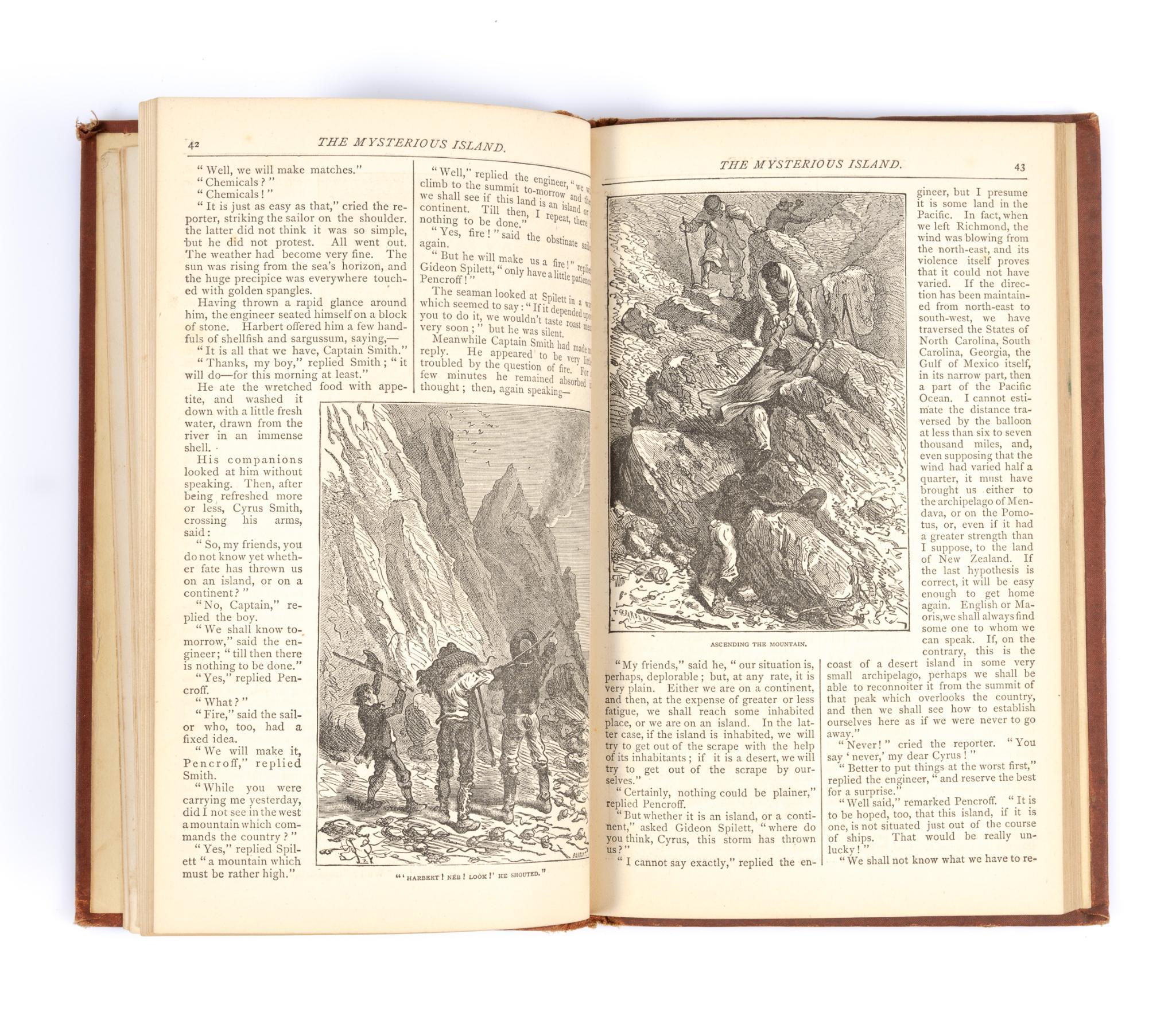 "Mysterious Island" By Jules Verne Authorized 1st American Edition