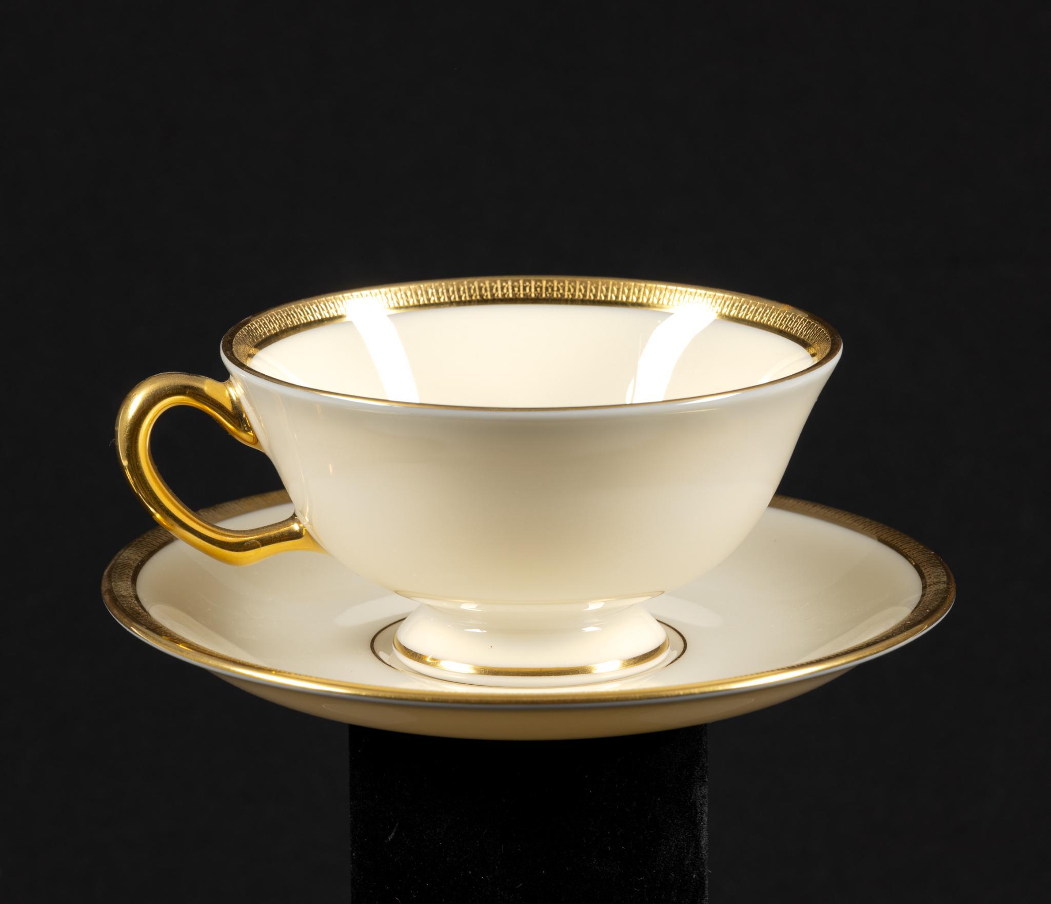 Lenox Tuxedo Pattern Dinner Service