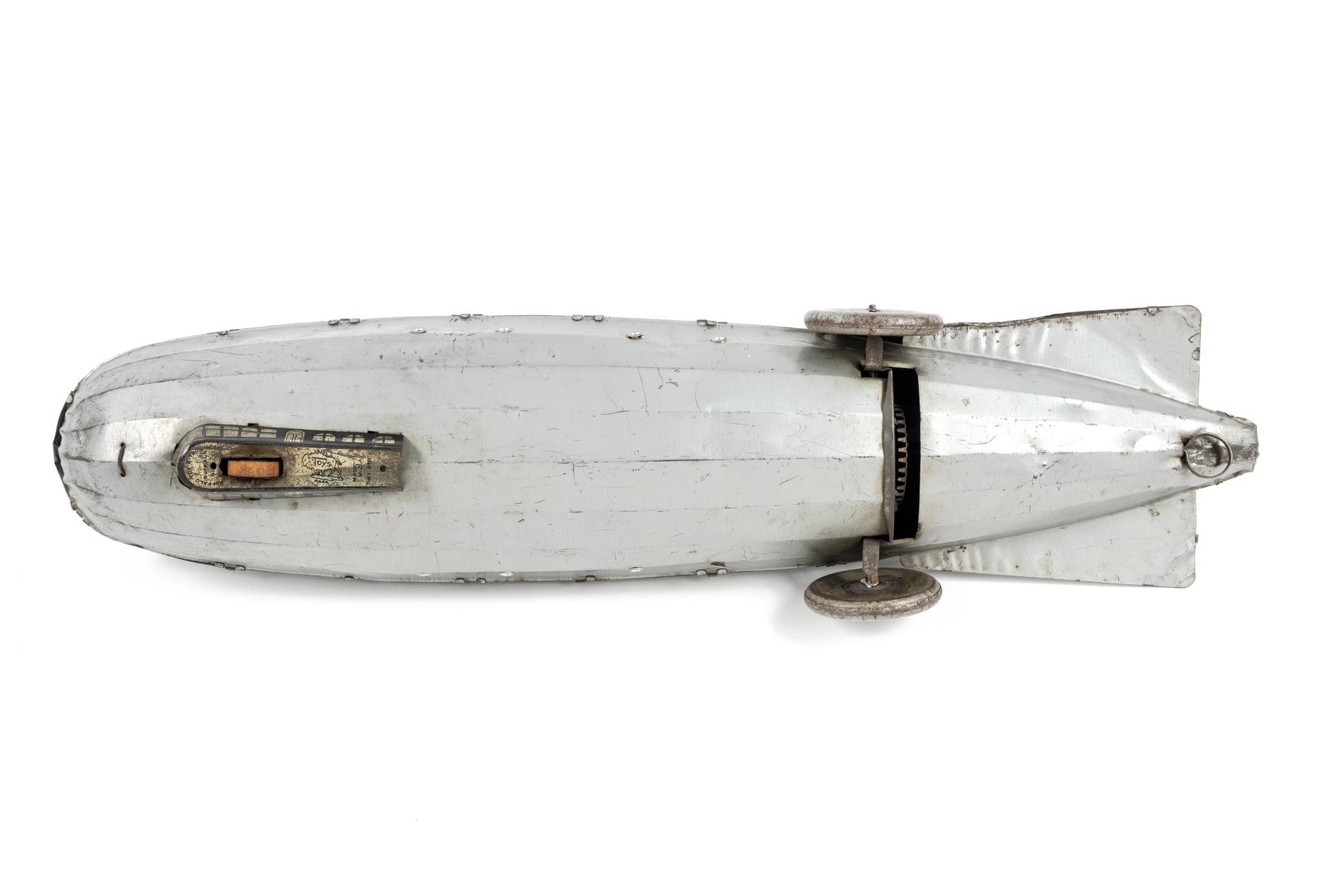 Buffalo Toy & Tool Works Pressed Steel and Tin Zeppelin