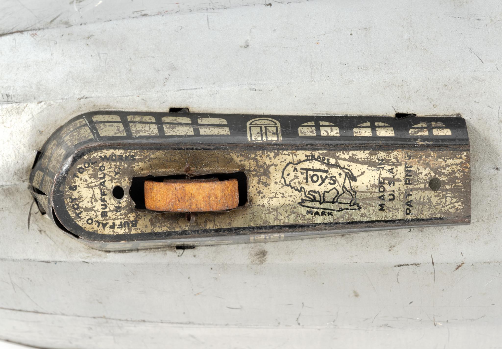 Buffalo Toy & Tool Works Pressed Steel and Tin Zeppelin