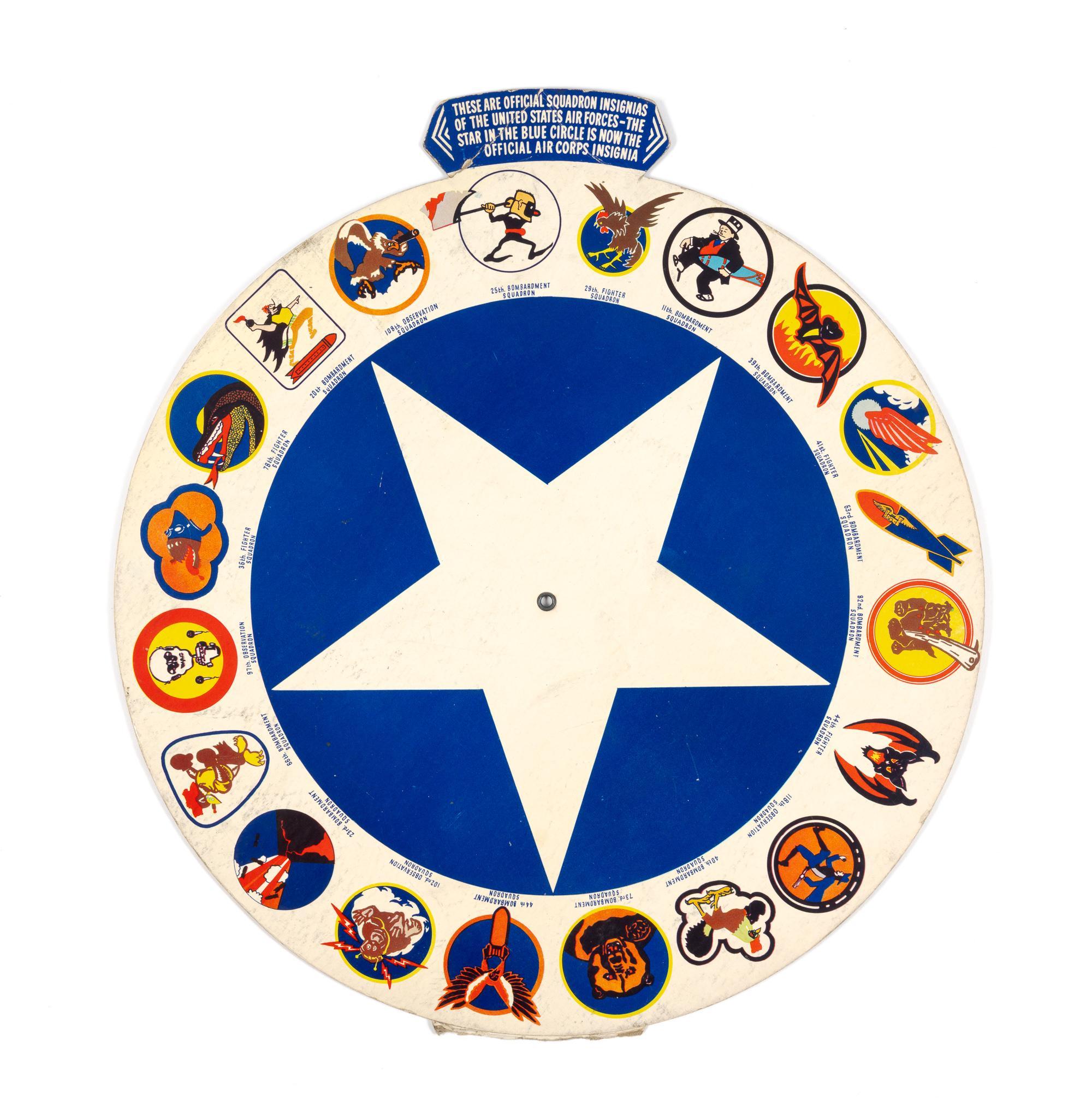 World War II "Know Your Airplanes" ID Wheel Chart