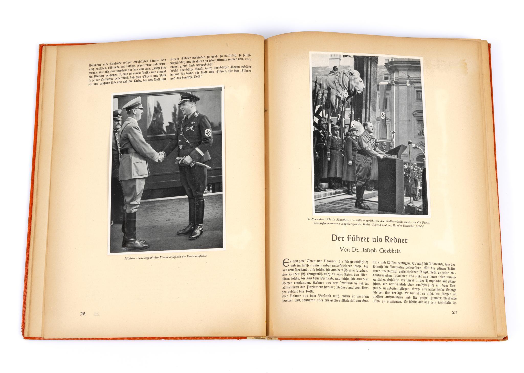 1936 Third Reich Propaganda Book "Adolf Hitler"