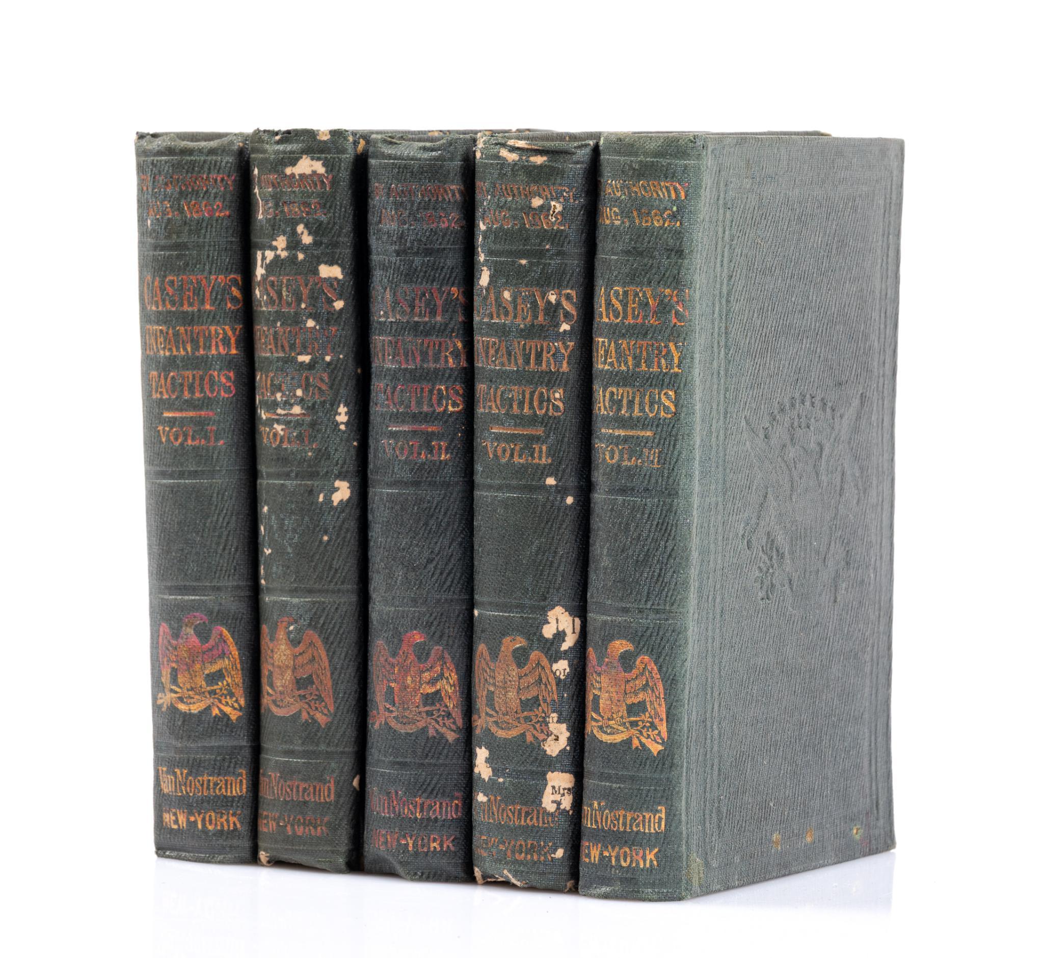 5 Volumes of "Casey's Infantry Tactics" 1862