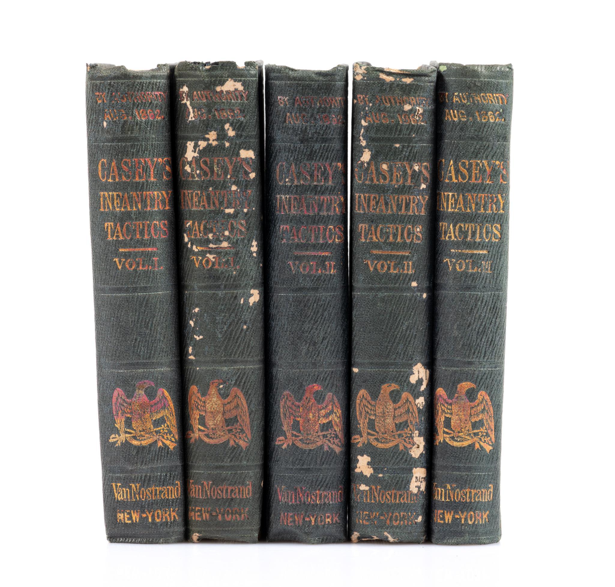 5 Volumes of "Casey's Infantry Tactics" 1862