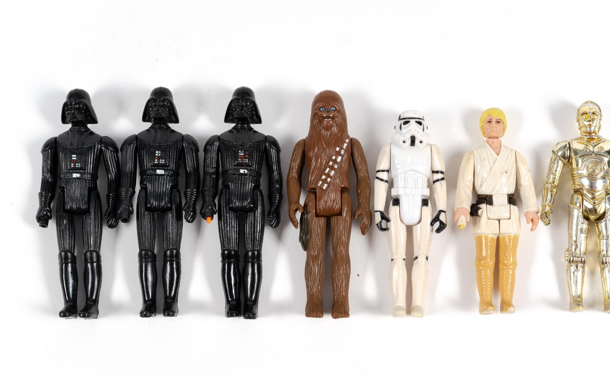 10 1970's Kenner Star Wars Action Figures