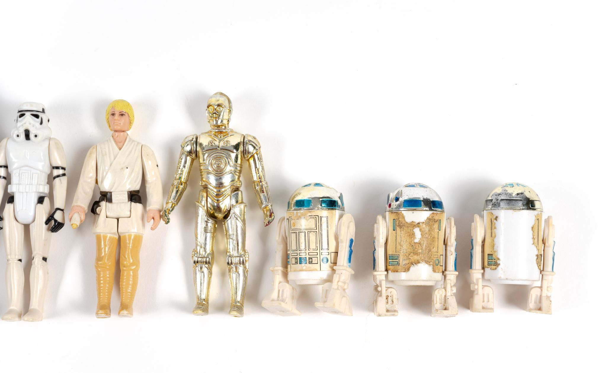 10 1970's Kenner Star Wars Action Figures