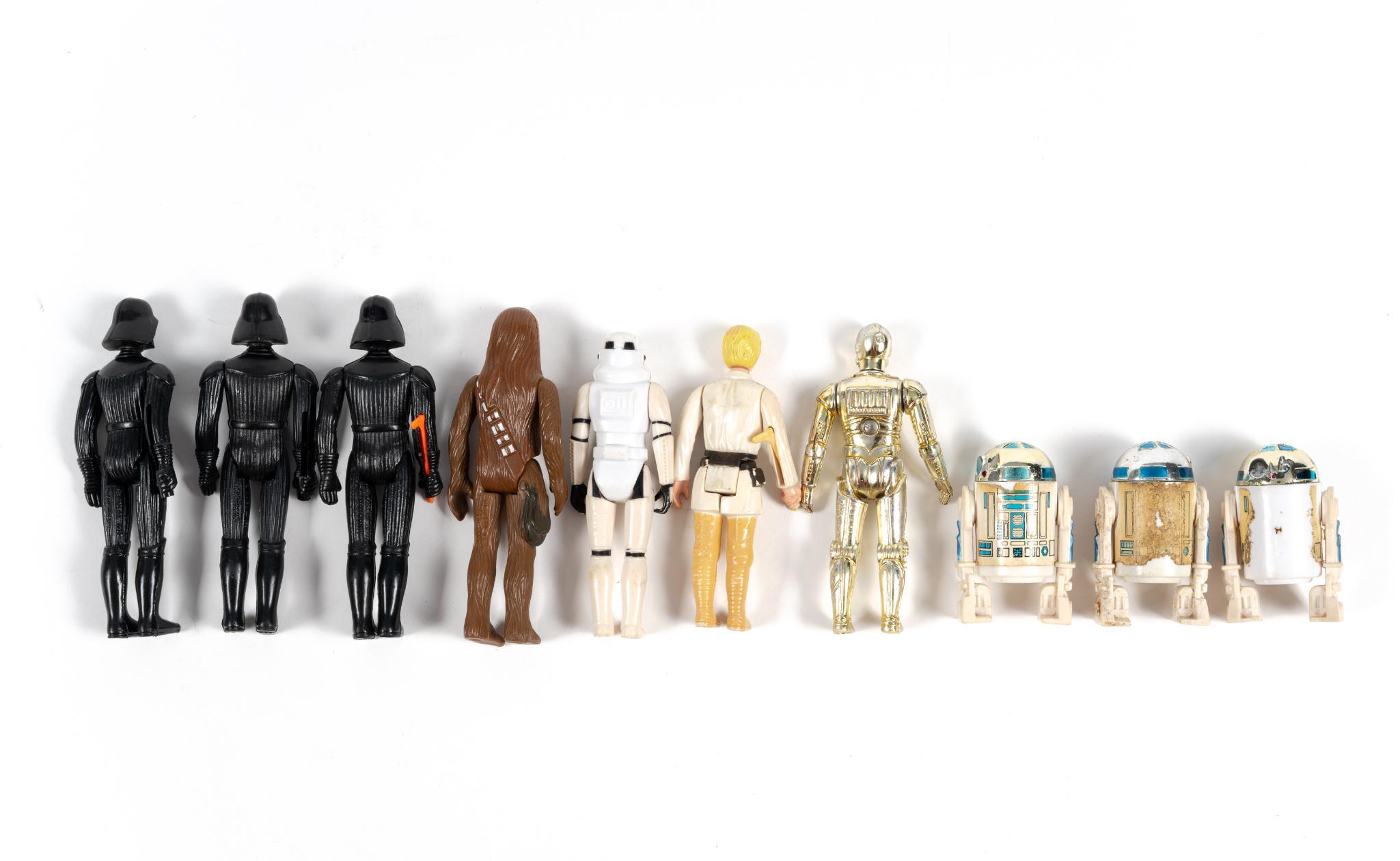 10 1970's Kenner Star Wars Action Figures