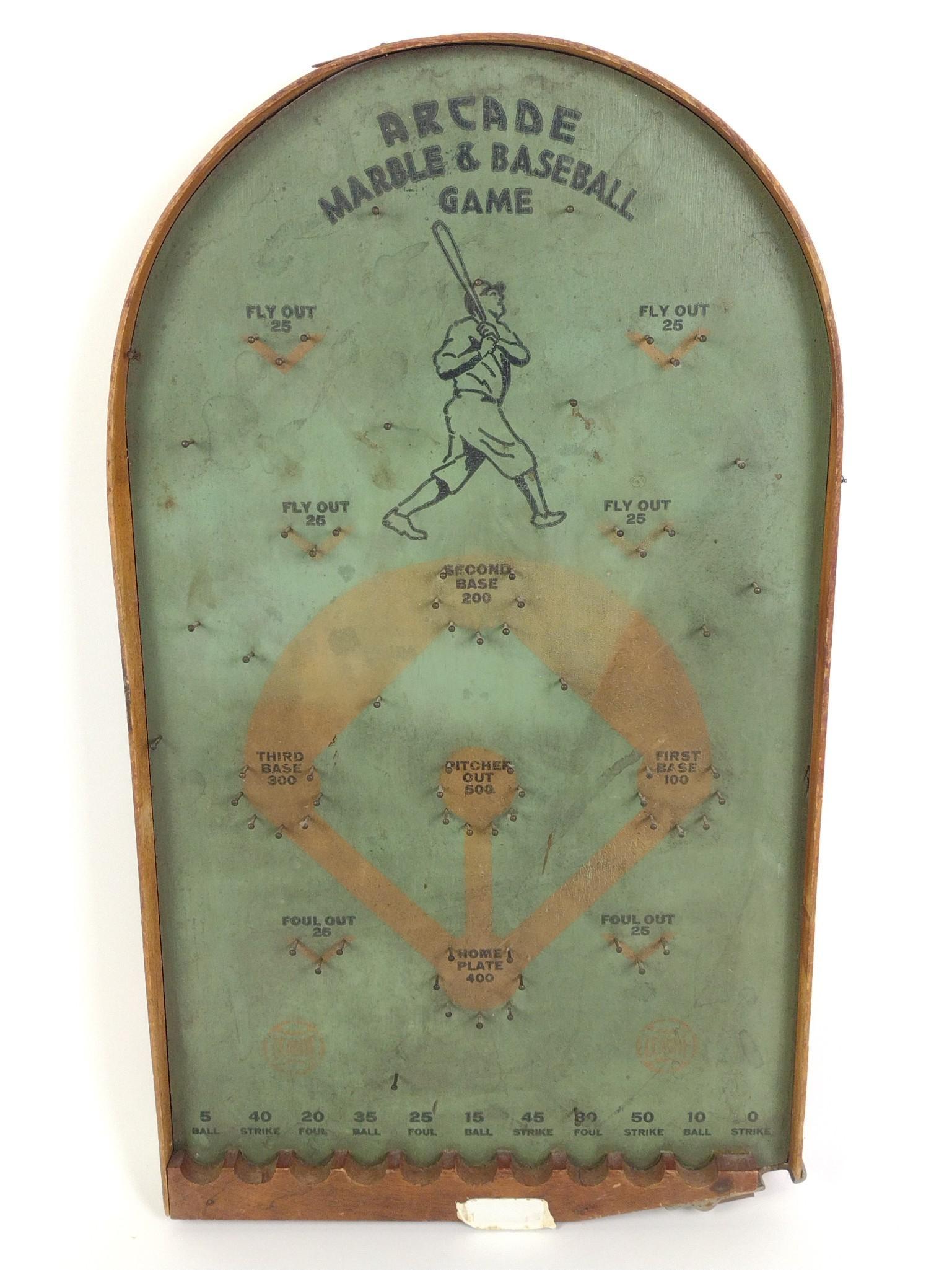 3 Antique Tabletop Pinball Games Incl. Rocket Shot & Gotham