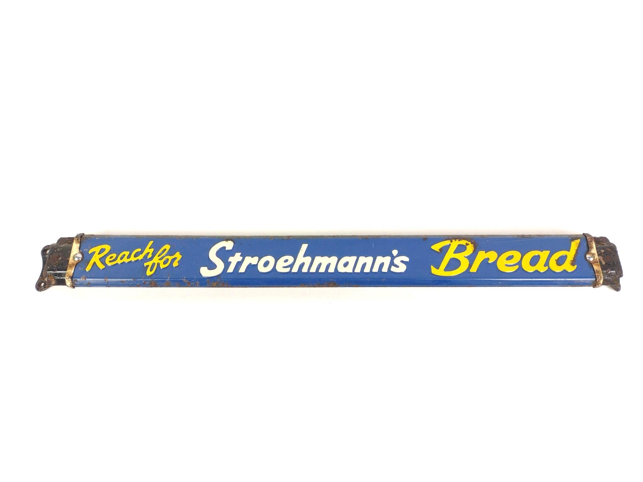 Vintage "Reach For Stroehmann's Bread" Sign