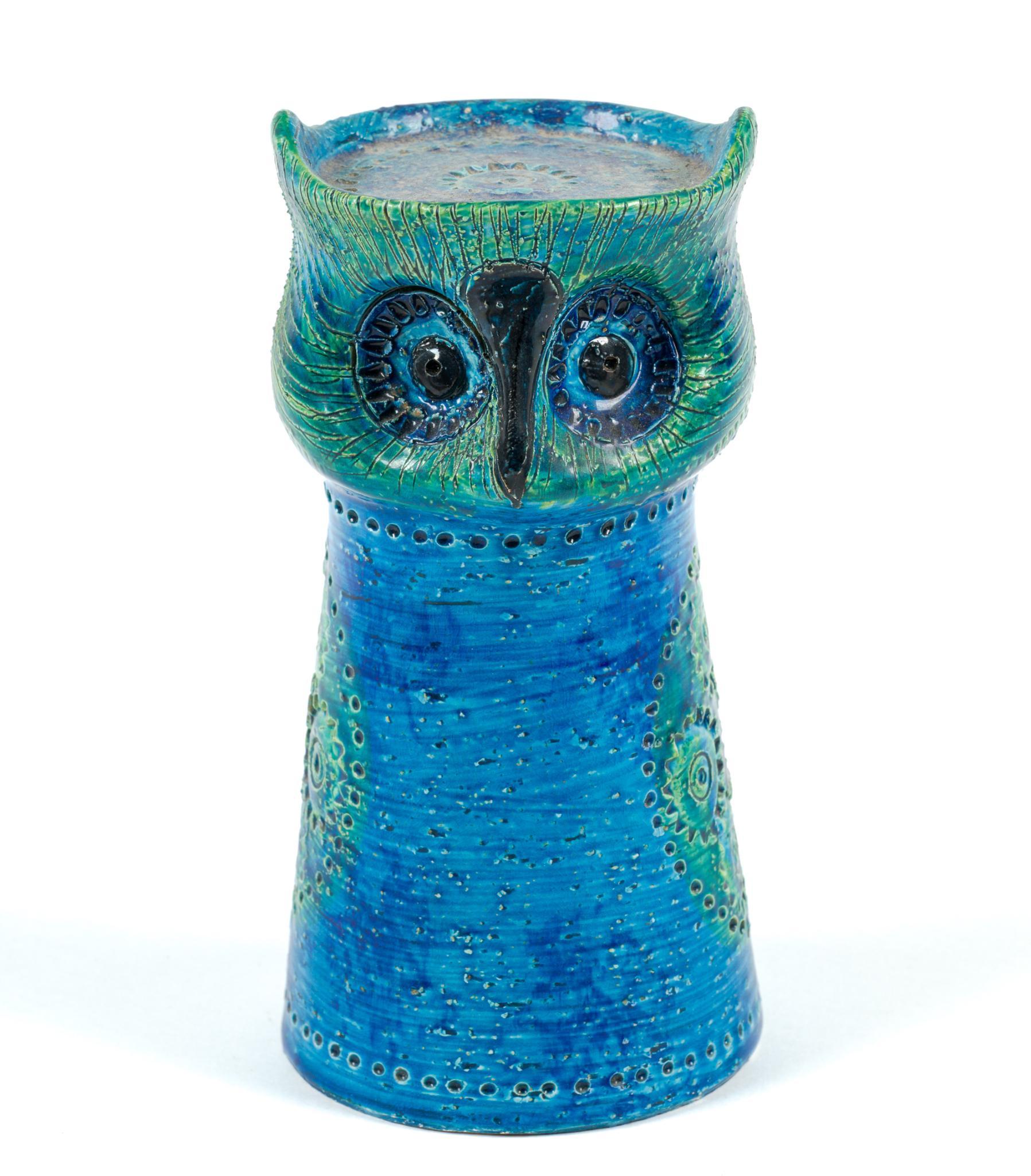 Mid-Century Aldo Londi For Bitossi Ceramic Owl